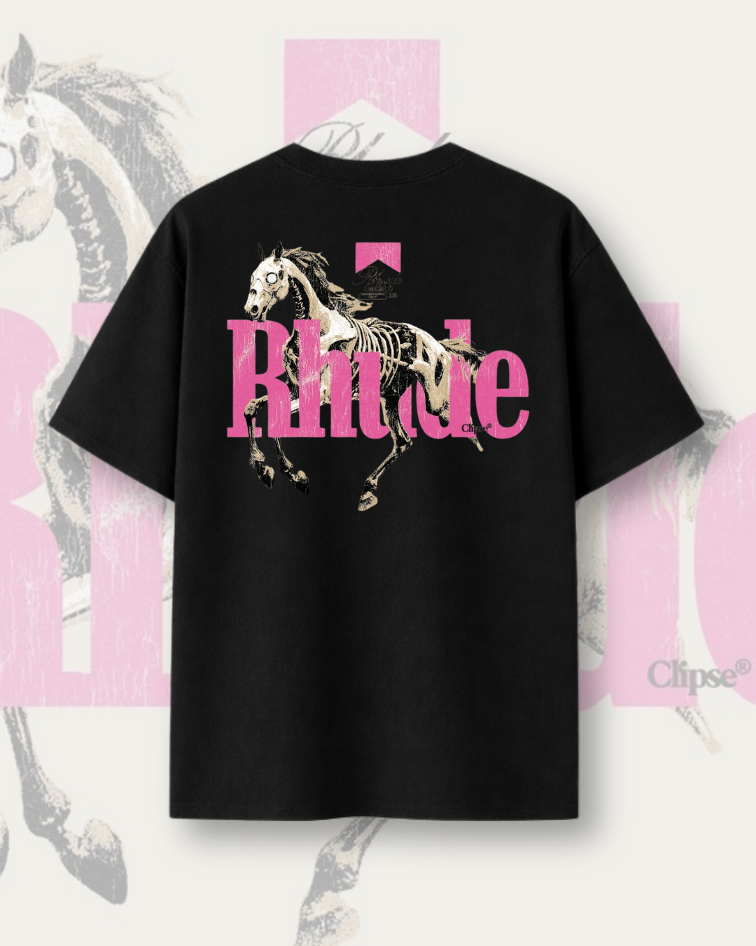 VULCA Midnight Rodeo Siyah Oversize Tişört