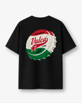 VULCA Flavor Pop Siyah Oversize Tişört