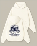 All Things Are Possible - Boxy Fit Kapüşonlu Sweatshirt
