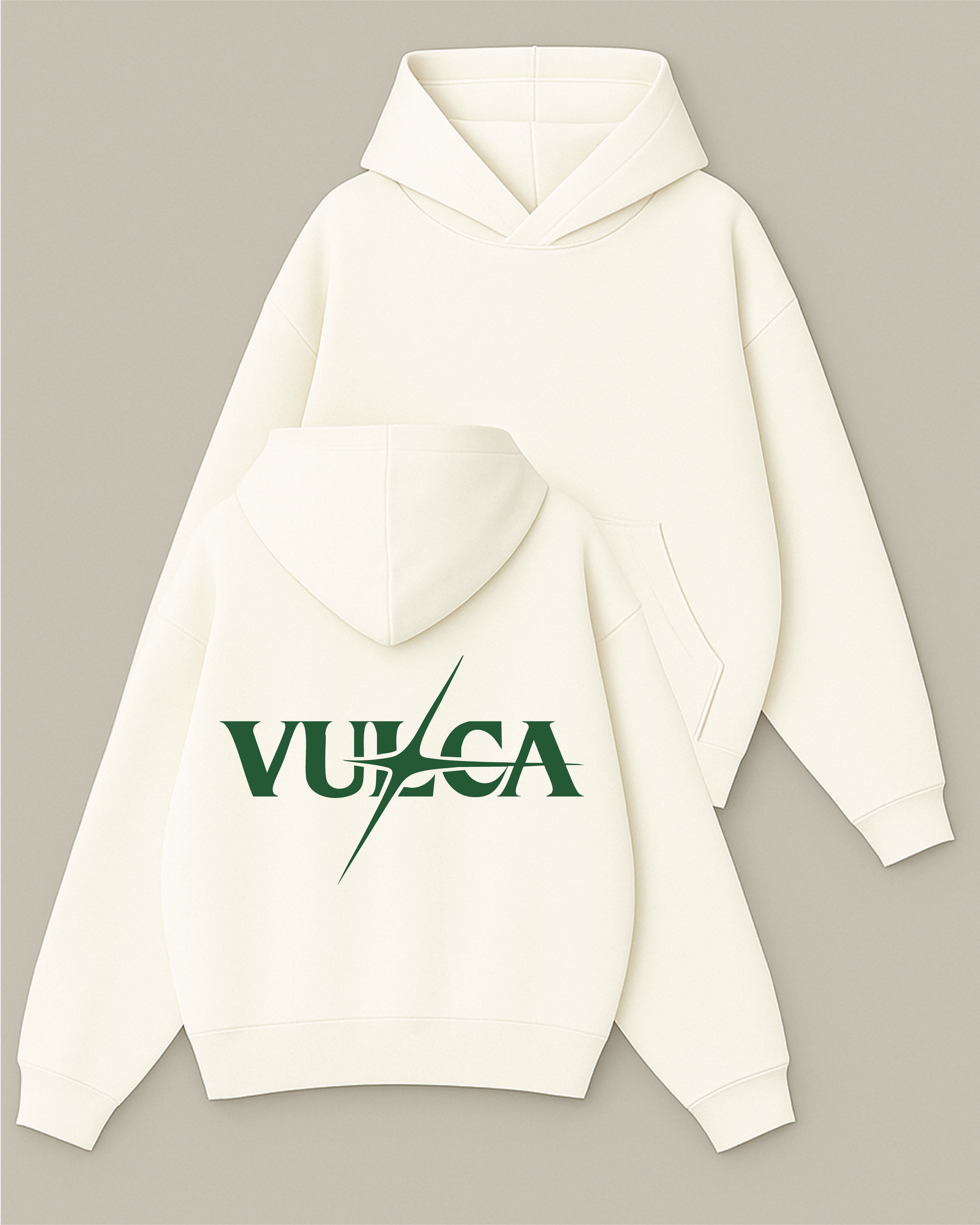 Vulca Shine - Boxy Fit Kapüşonlu Sweatshirt