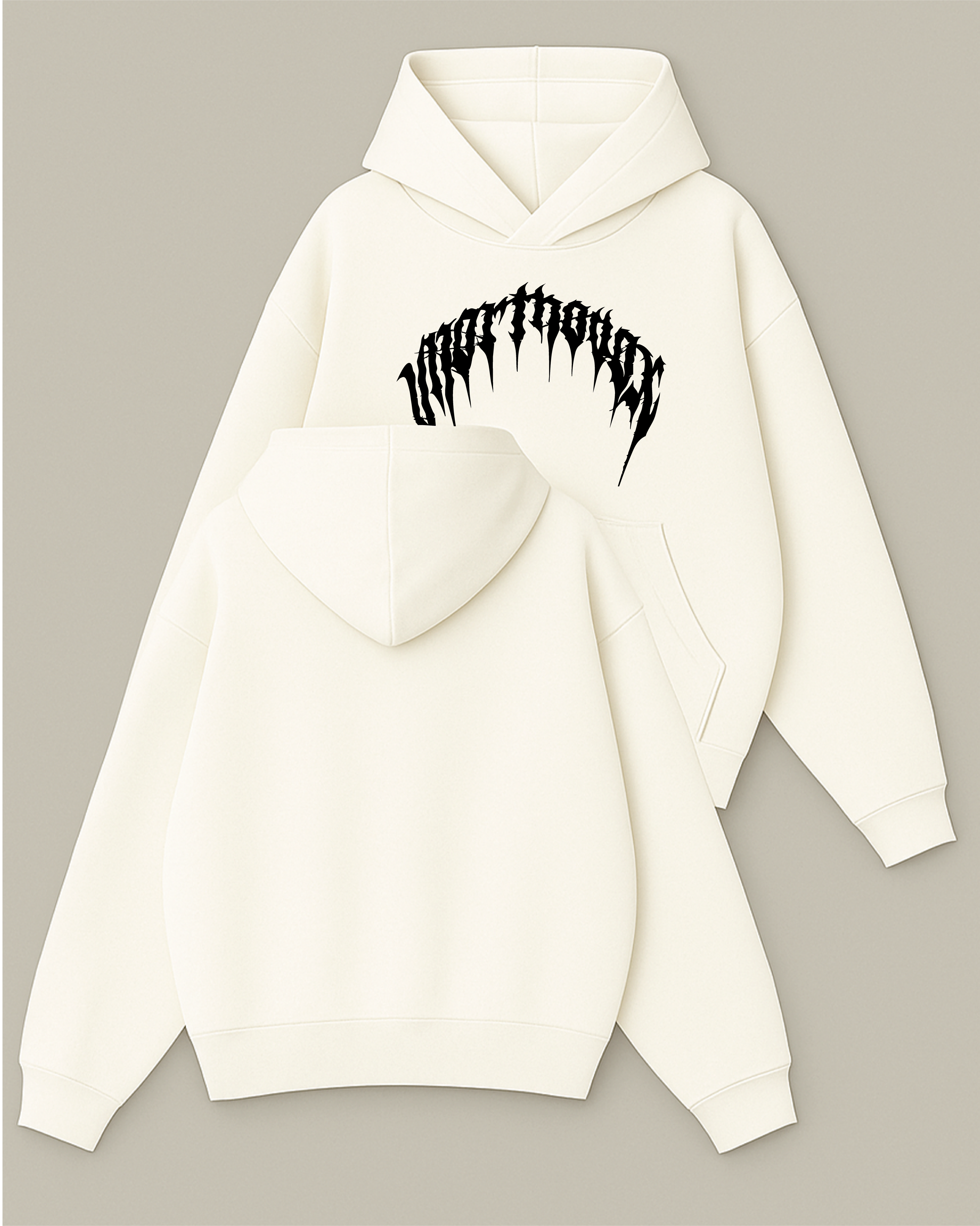 Unorthodox Arc - Boxy Fit Kapüşonlu Sweatshirt