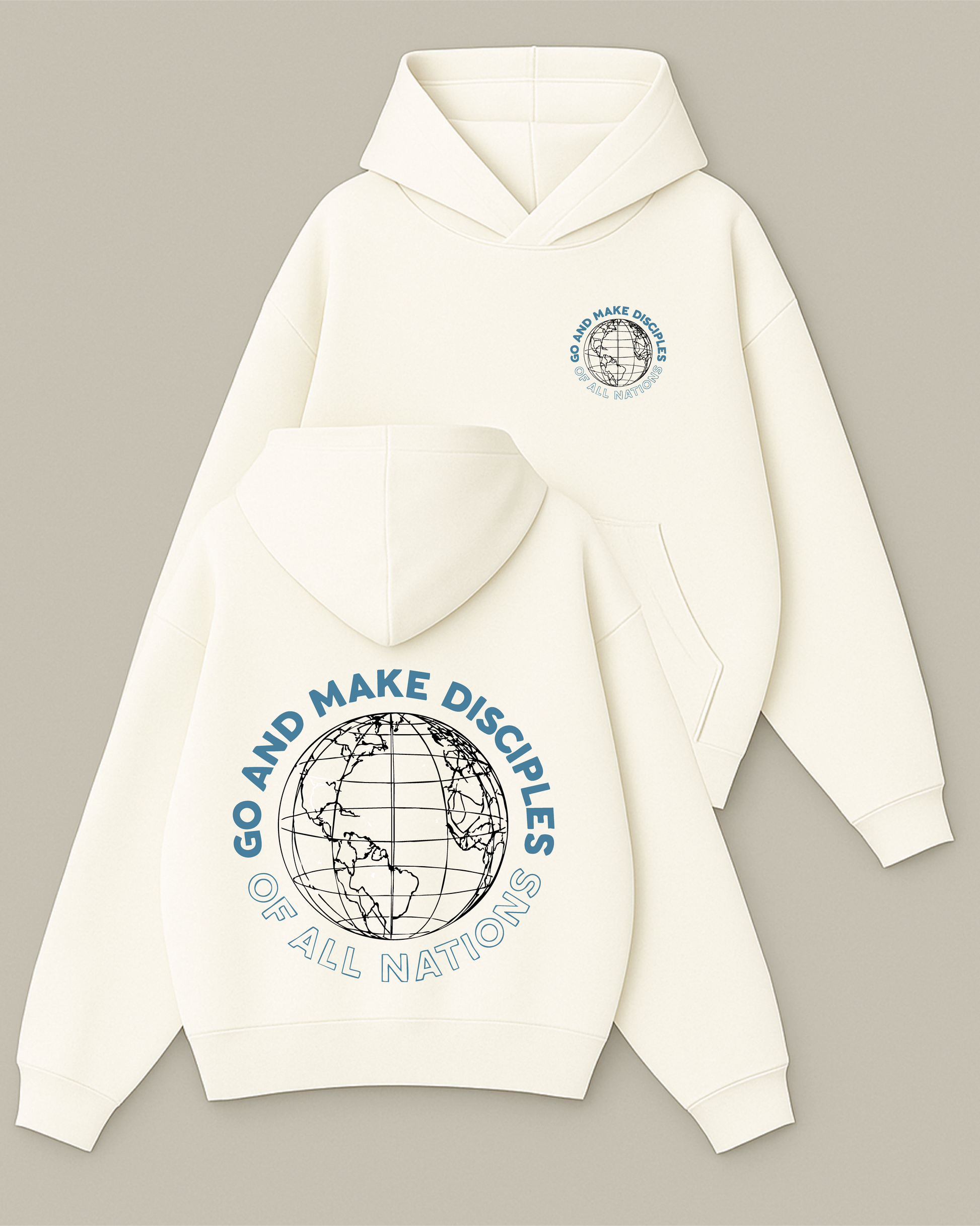 Make Dıscıples - Boxy Fit Kapüşonlu Sweatshirt