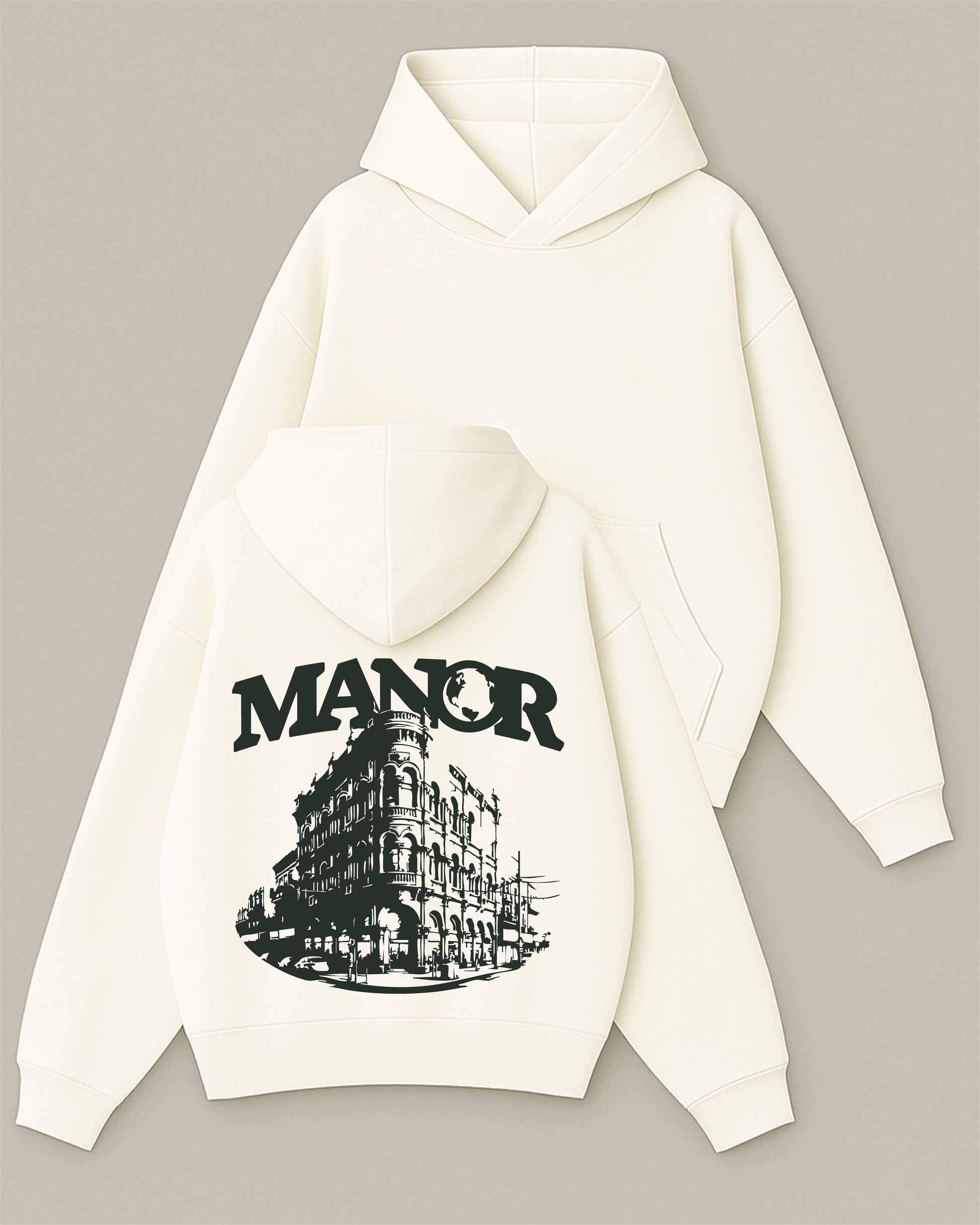 Manor - Boxy Fit Kapüşonlu Sweatshirt