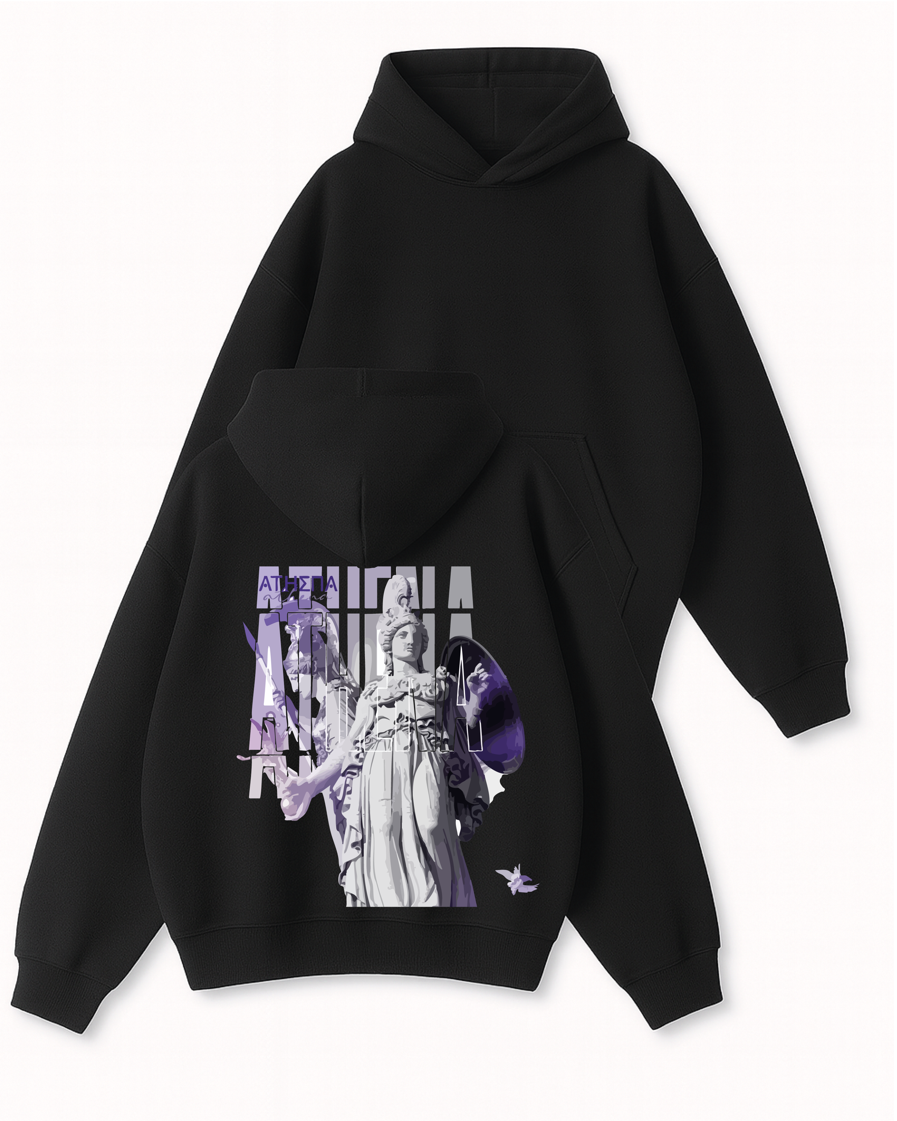 Athena - Boxy Fit Kapüşonlu Sweatshirt
