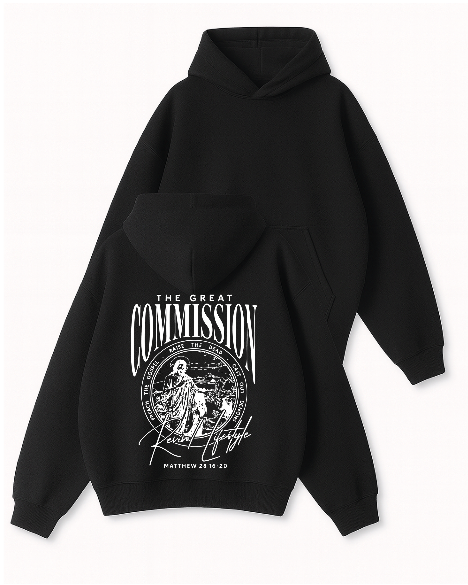 The Great Commission - Boxy Fit Kapüşonlu Sweatshirt