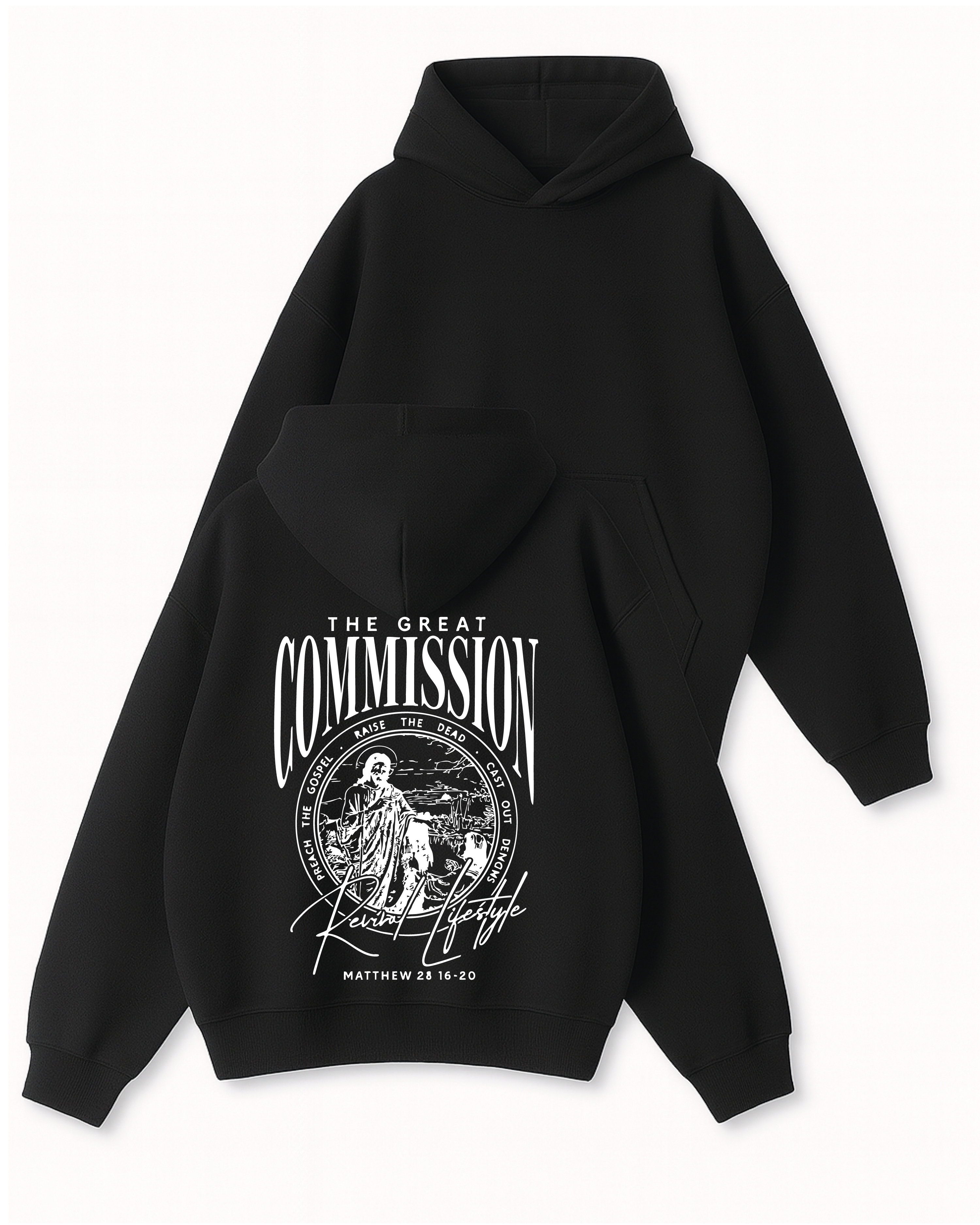 The Great Commission - Boxy Fit Kapüşonlu Sweatshirt