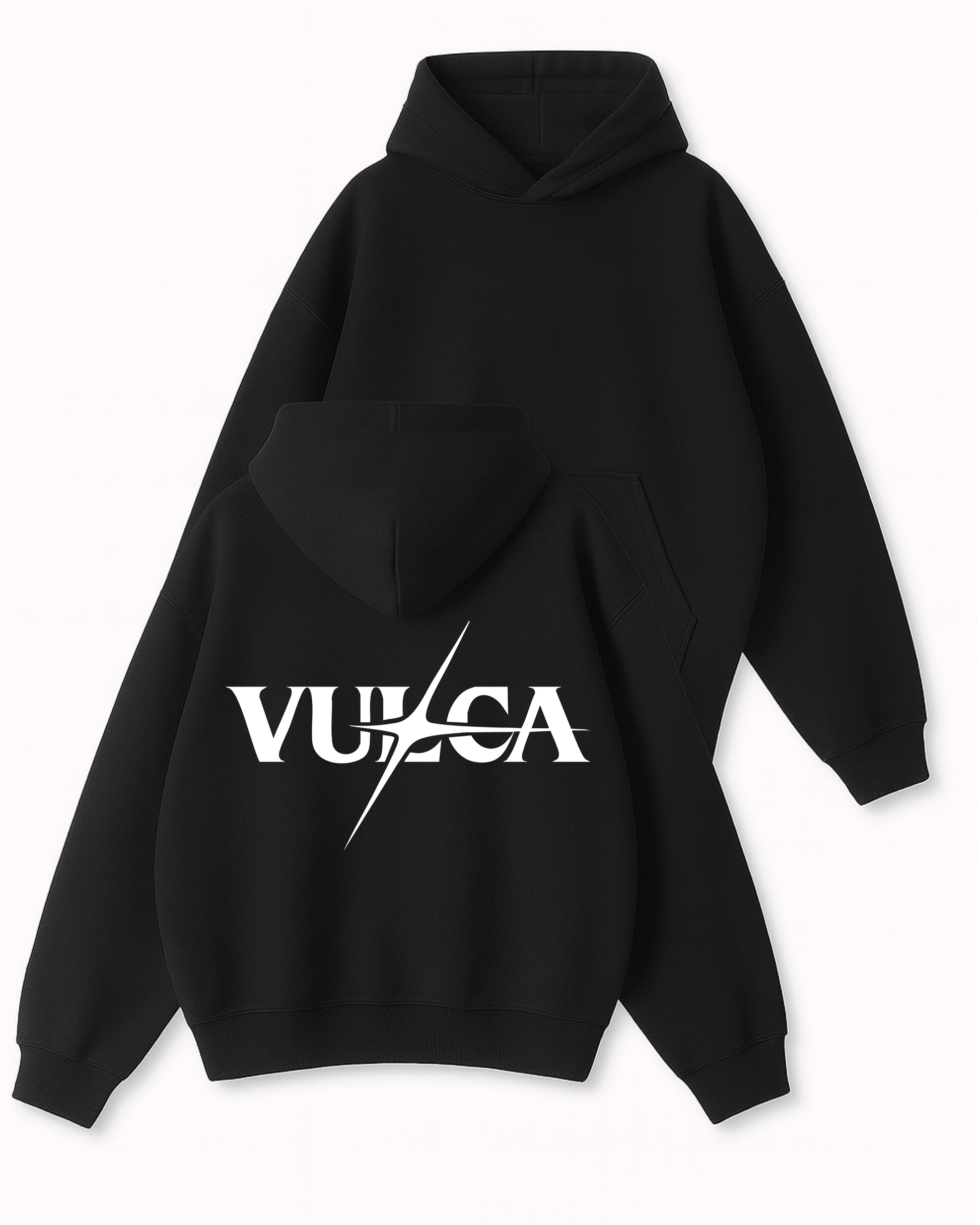 Vulca Shine - Boxy Fit Kapüşonlu Sweatshirt