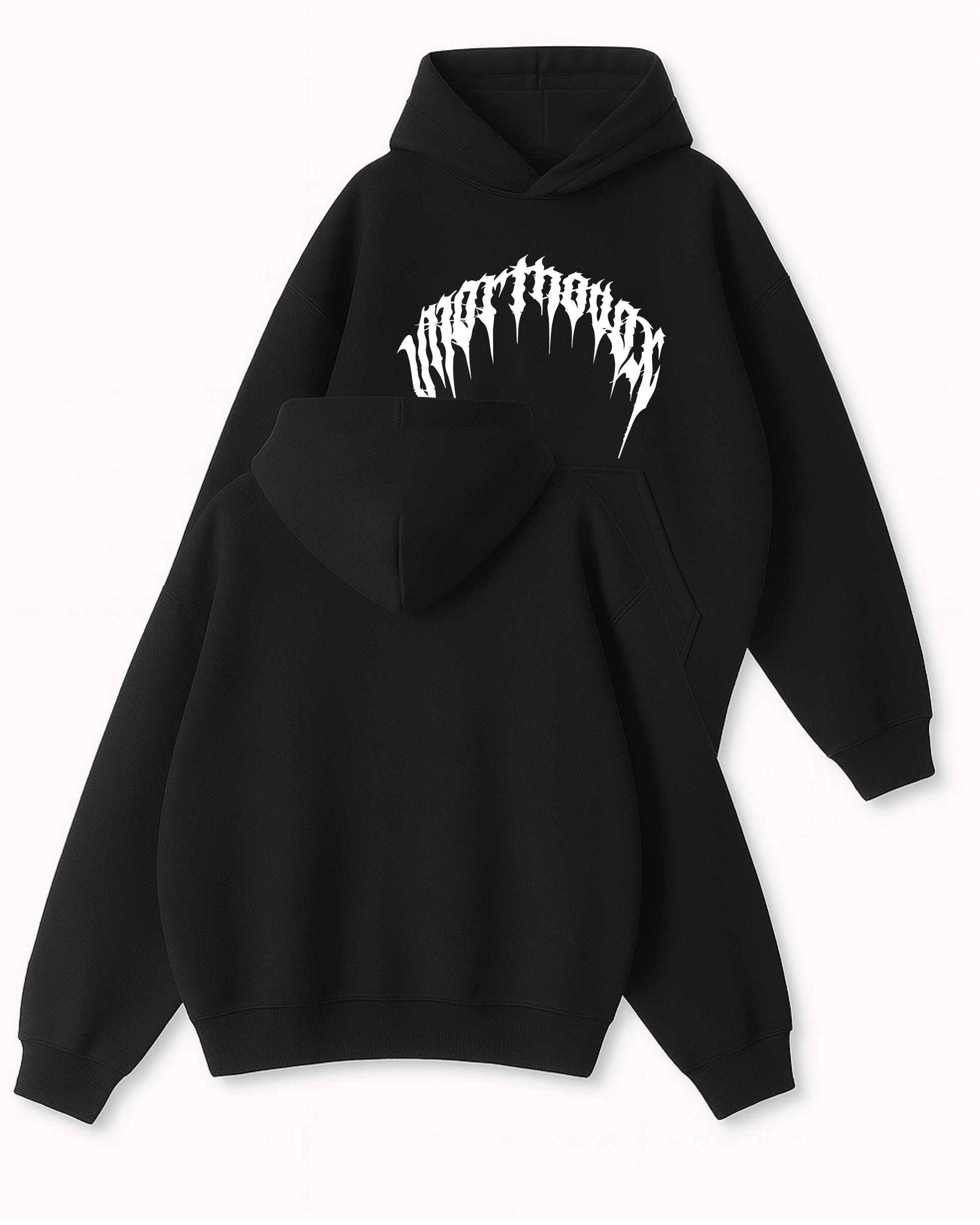 Unorthodox Arc - Boxy Fit Kapüşonlu Sweatshirt