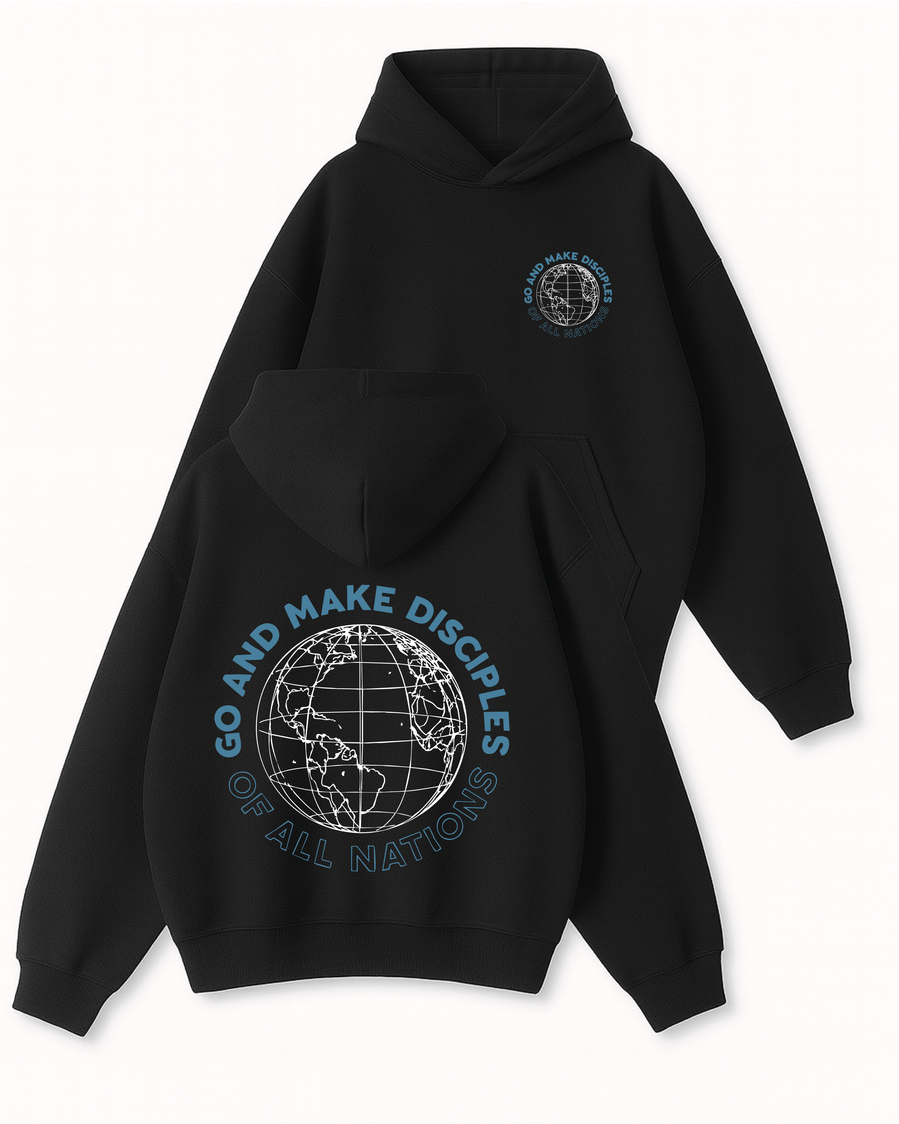 Make Dıscıples - Boxy Fit Kapüşonlu Sweatshirt