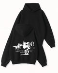 Run Wild - Boxy Fit Kapüşonlu Sweatshirt
