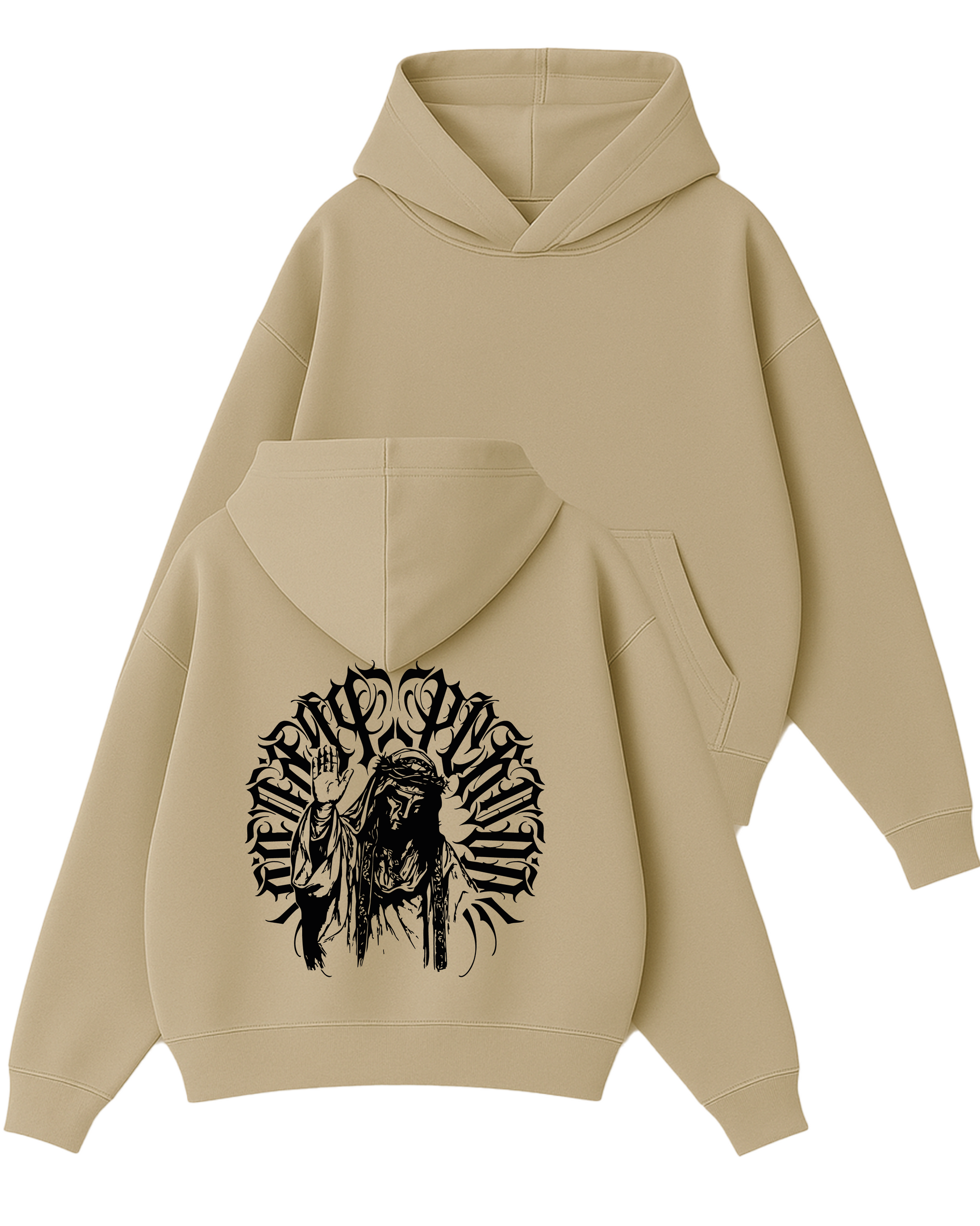 Dıvıne Street - Boxy Fit Kapüşonlu Sweatshirt