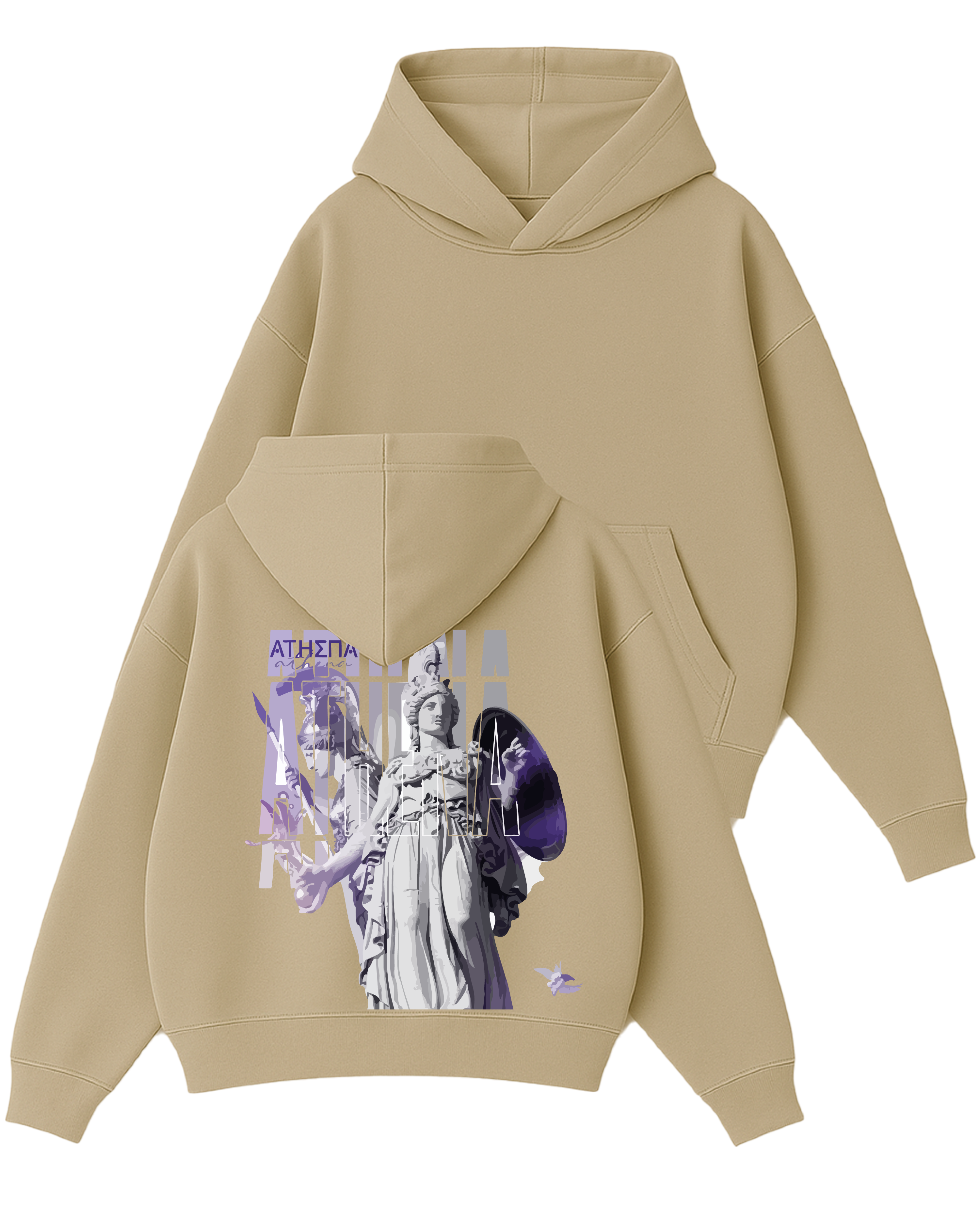 Athena - Boxy Fit Kapüşonlu Sweatshirt