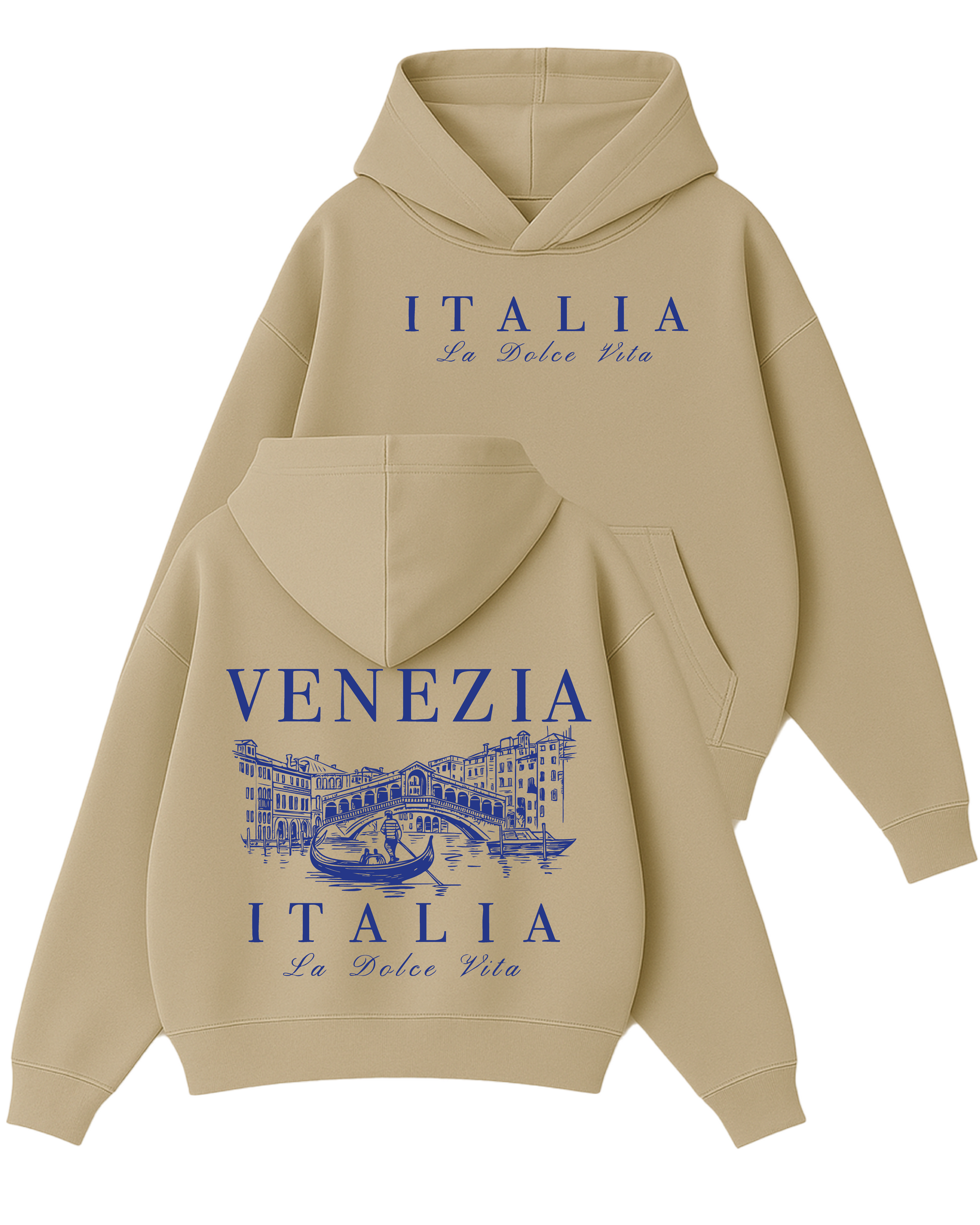 La Dolce Vita - Boxy Fit Kapüşonlu Sweatshirt