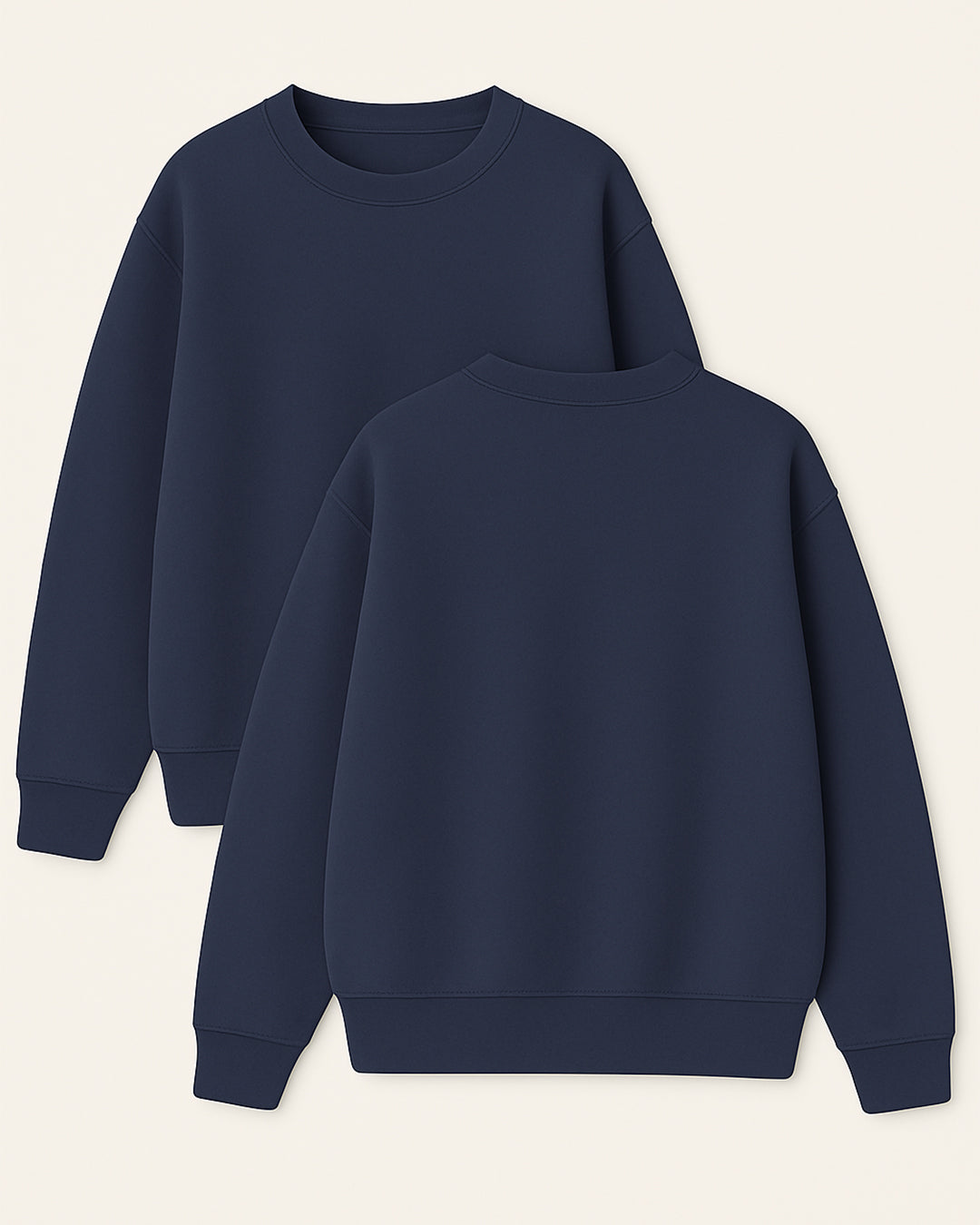 Basic Collocation Sweatshirt - Lacivert