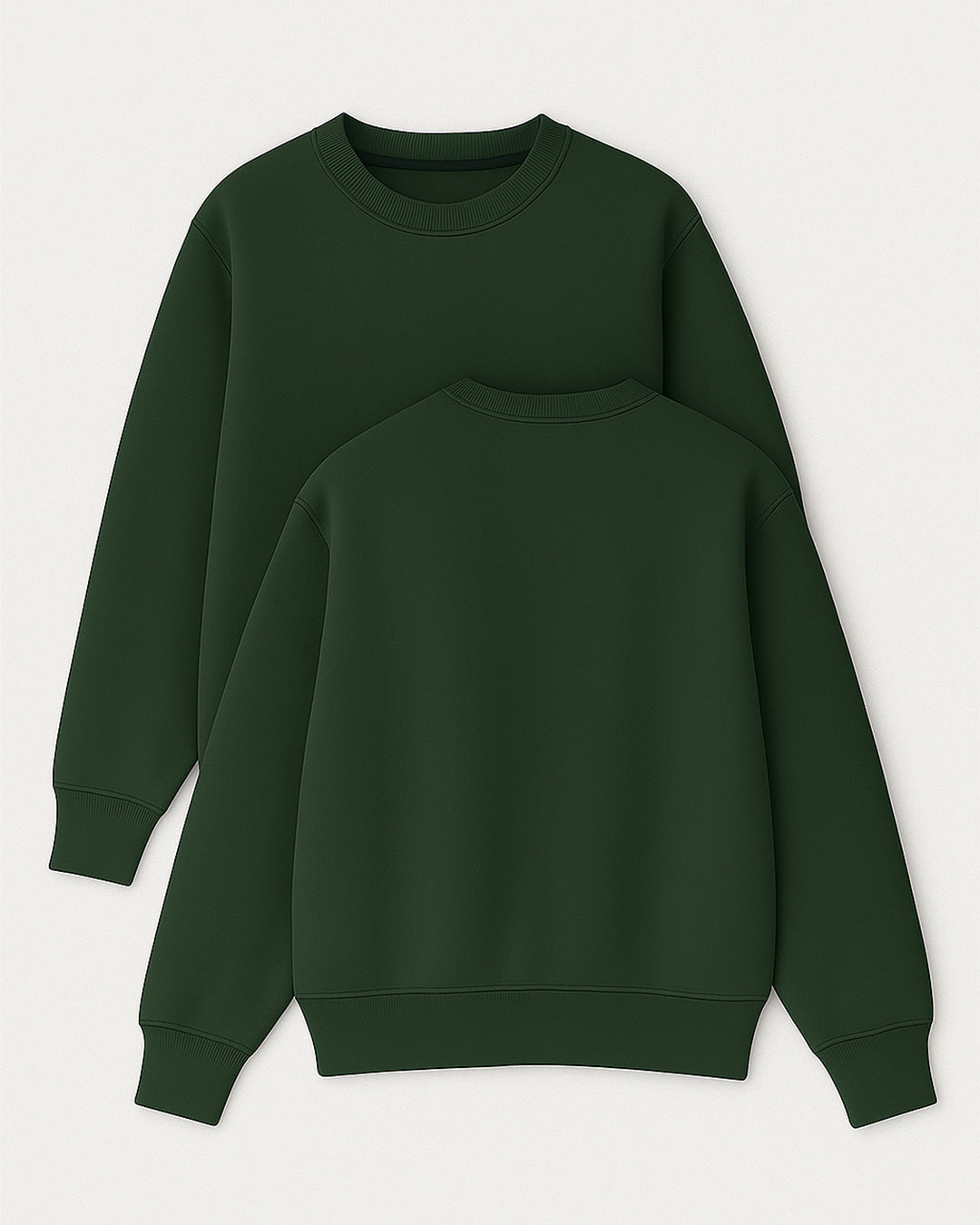Basic Collocation Sweatshirt - Yeşil