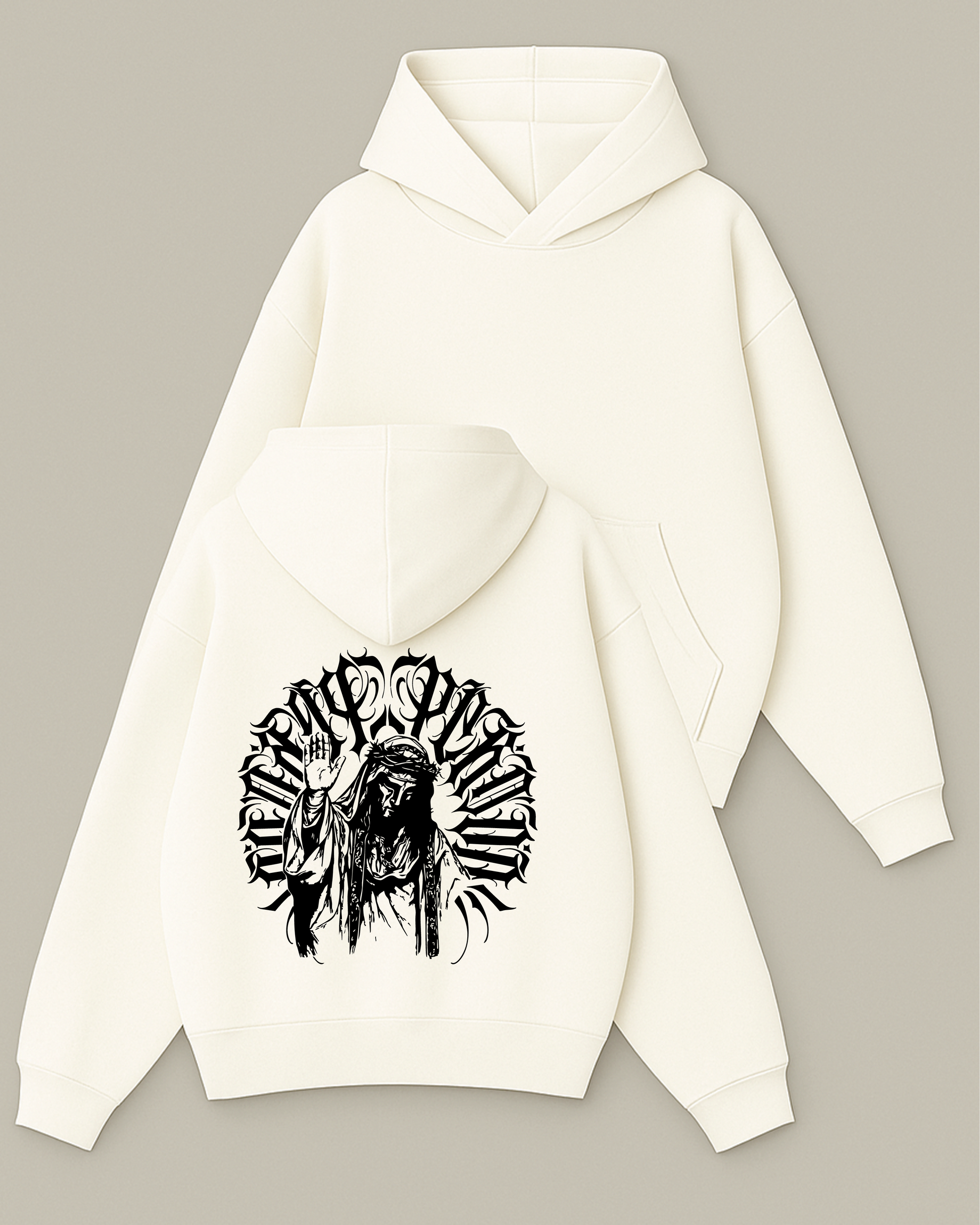 Dıvıne Street - Boxy Fit Kapüşonlu Sweatshirt