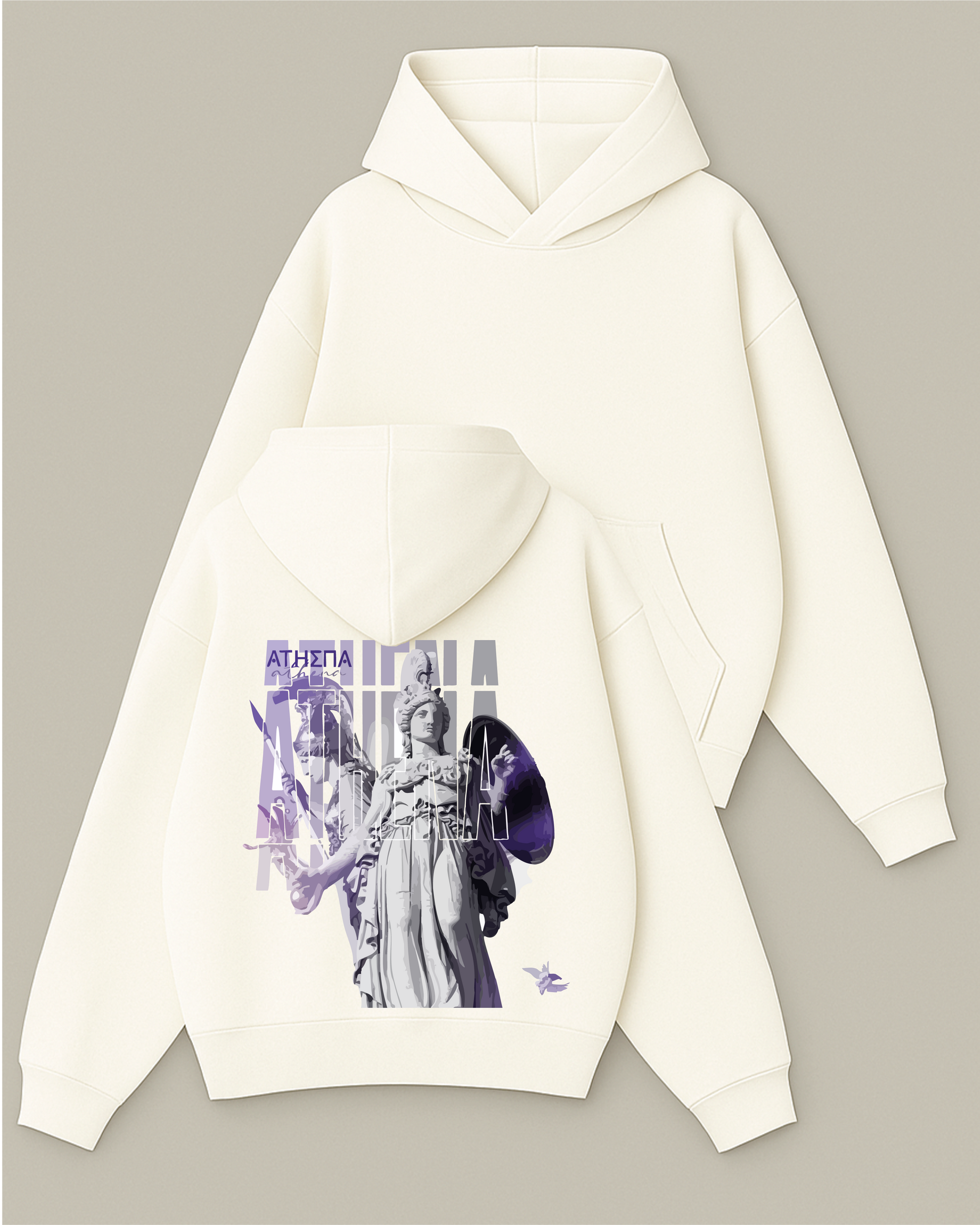 Athena - Boxy Fit Kapüşonlu Sweatshirt