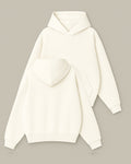 Basic Collection Kapüşonlu Sweatshirt - Ekru