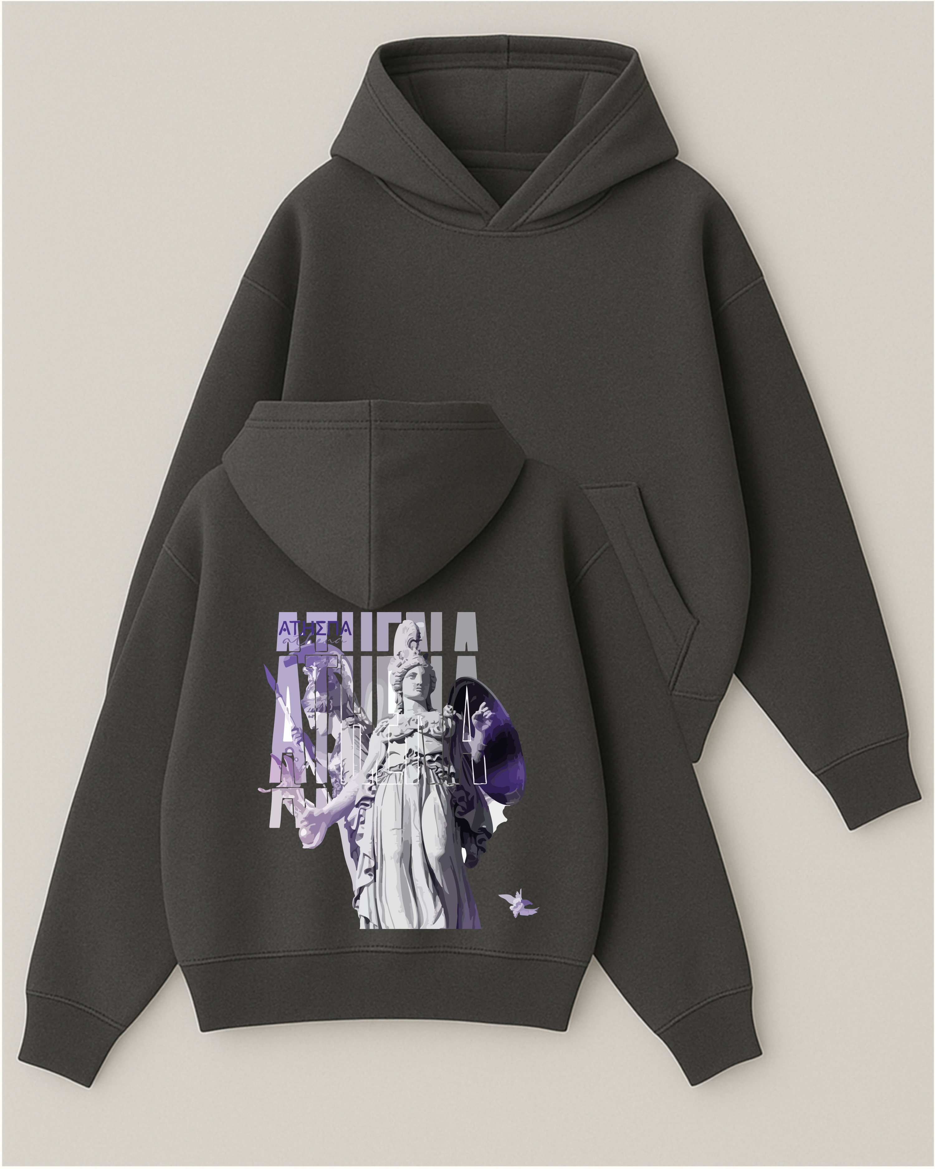 Athena - Boxy Fit Kapüşonlu Sweatshirt