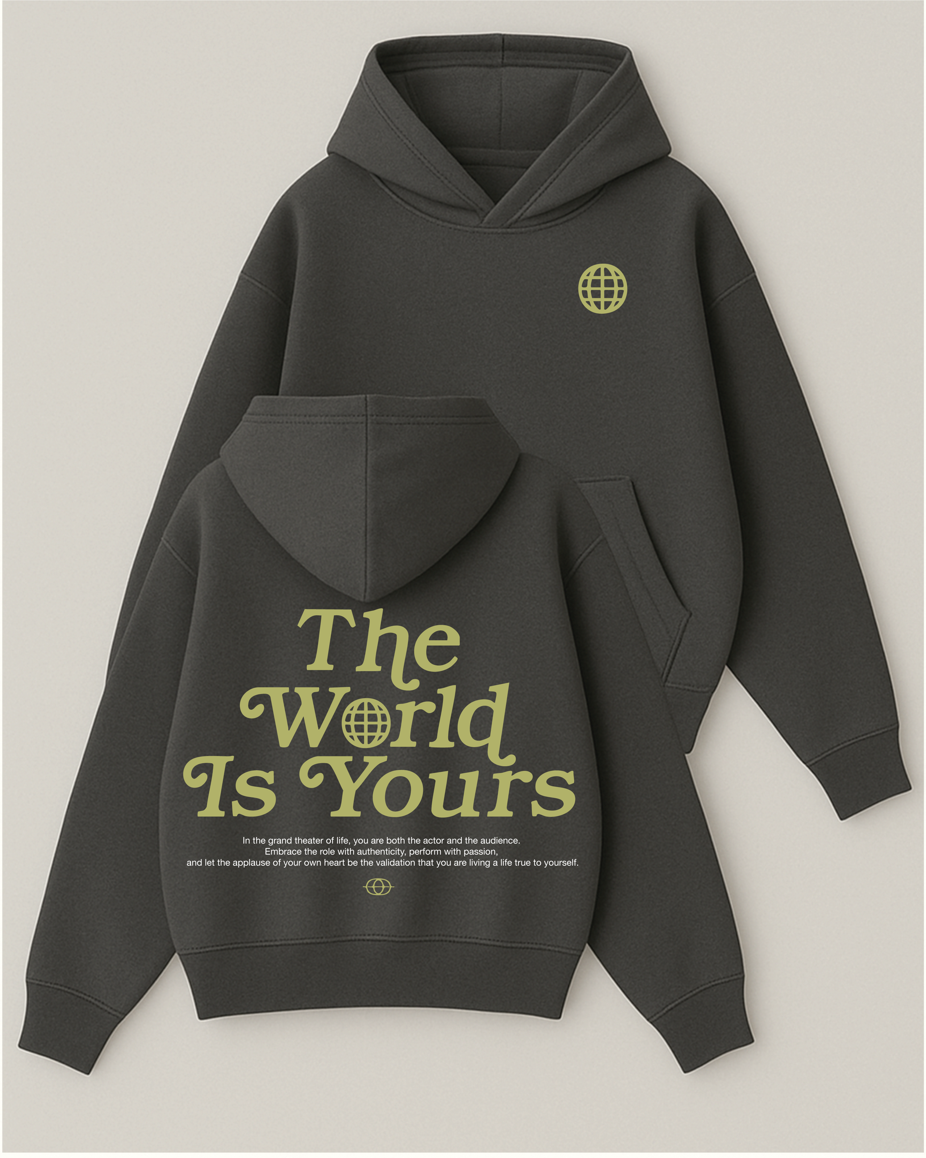 TWIY - Boxy Fit Kapüşonlu Sweatshirt
