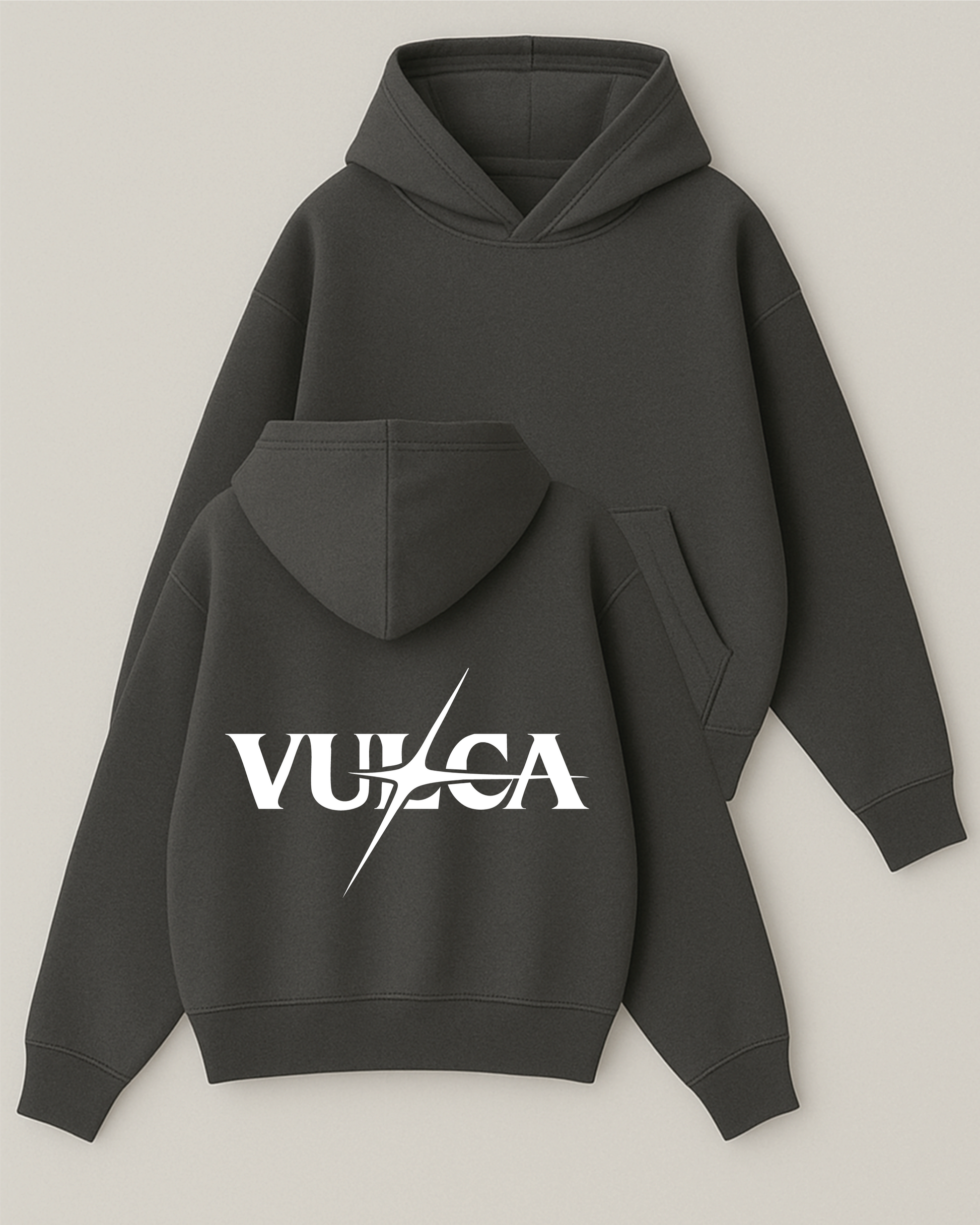 Vulca Shine - Boxy Fit Kapüşonlu Sweatshirt