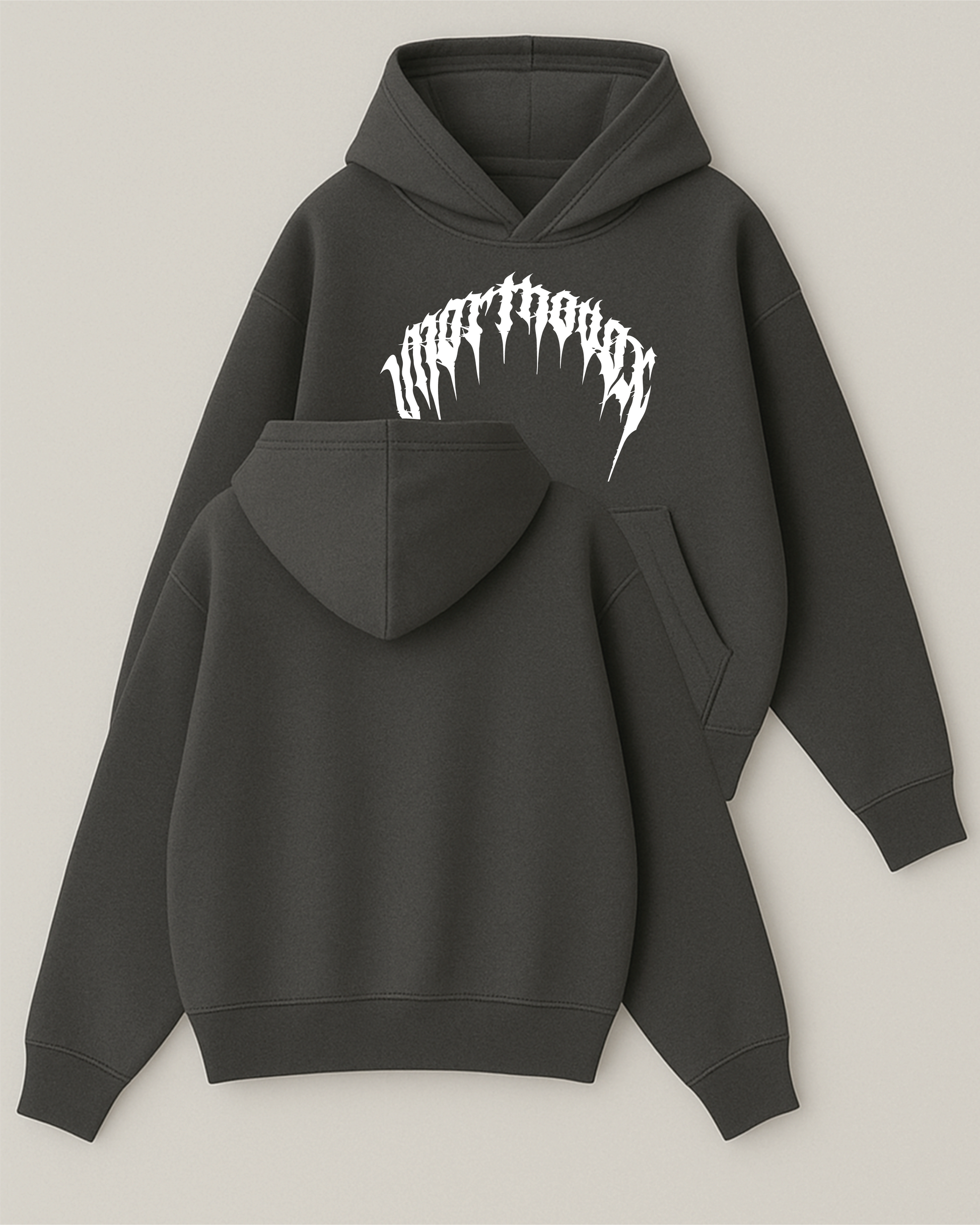 Unorthodox Arc - Boxy Fit Kapüşonlu Sweatshirt