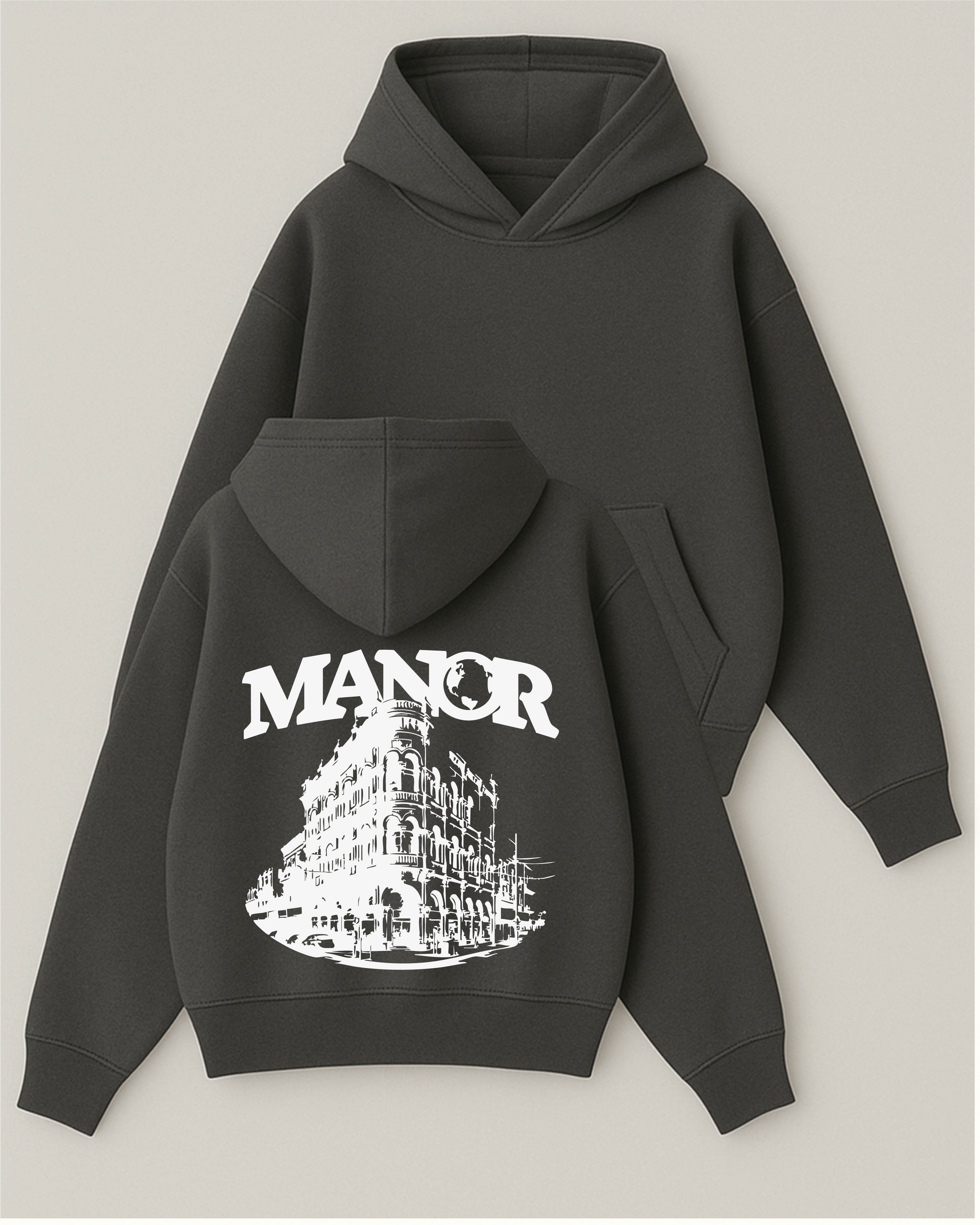 Manor - Boxy Fit Kapüşonlu Sweatshirt