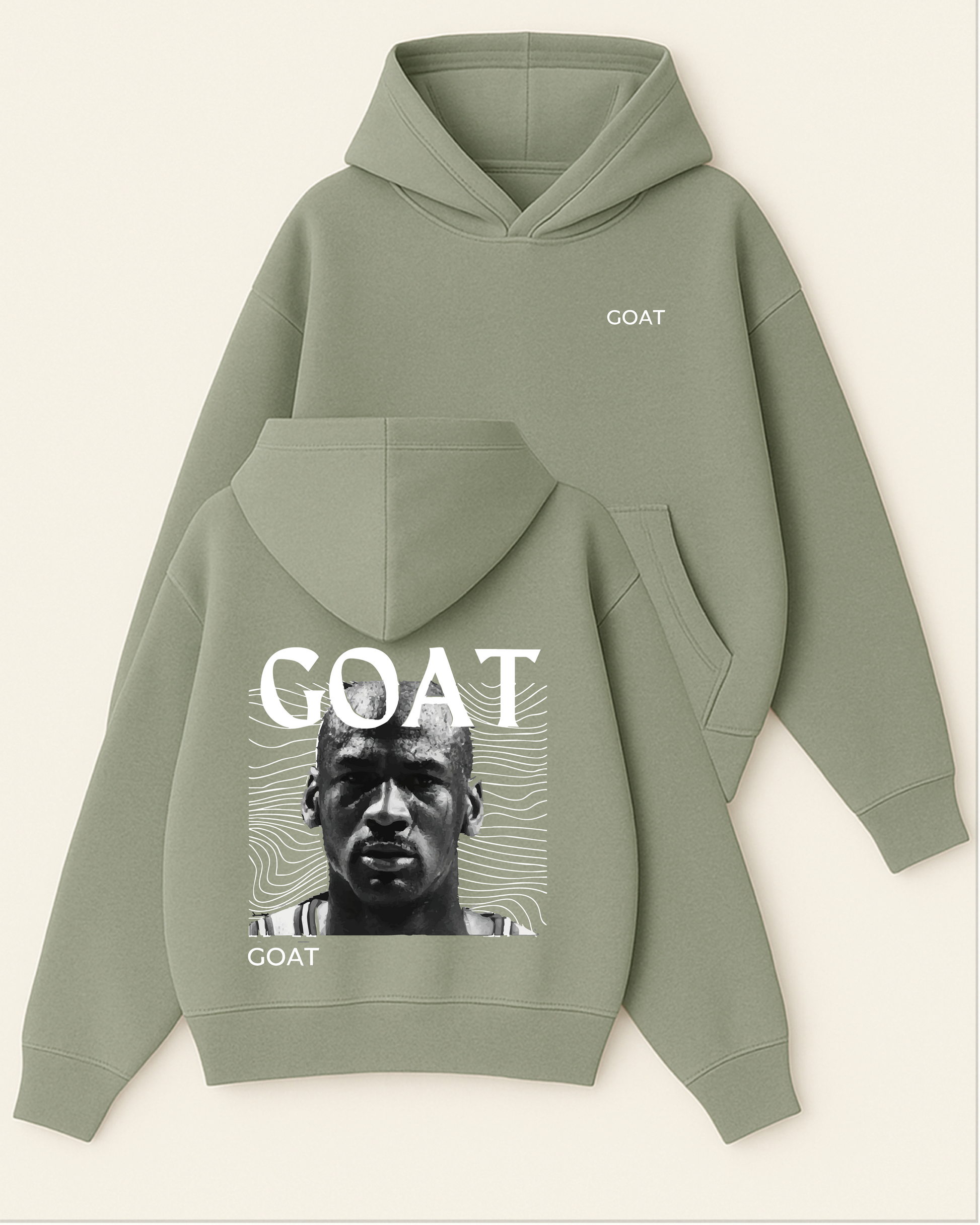 GOAT - Boxy Fit Kapüşonlu Sweatshirt