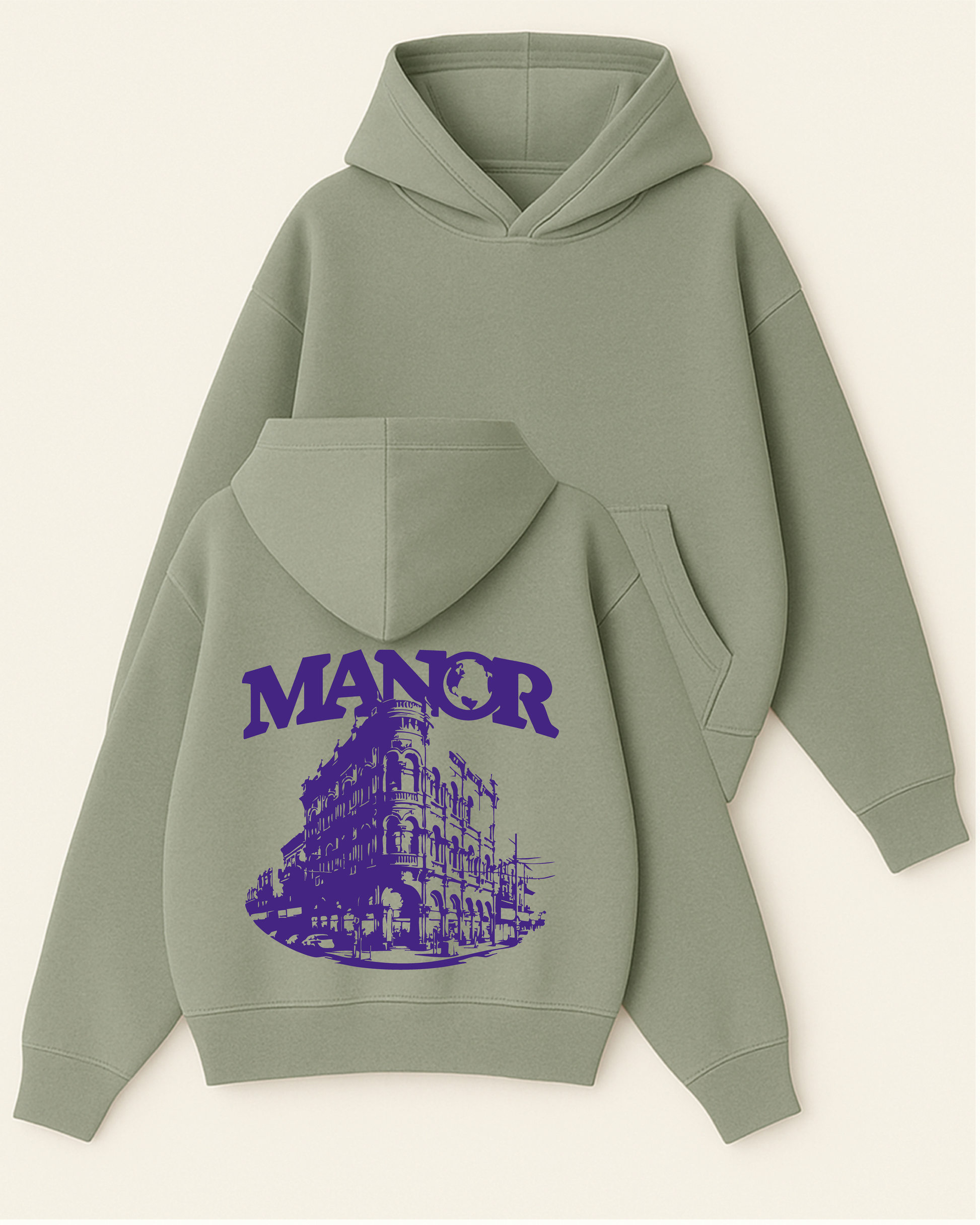 Manor - Boxy Fit Kapüşonlu Sweatshirt