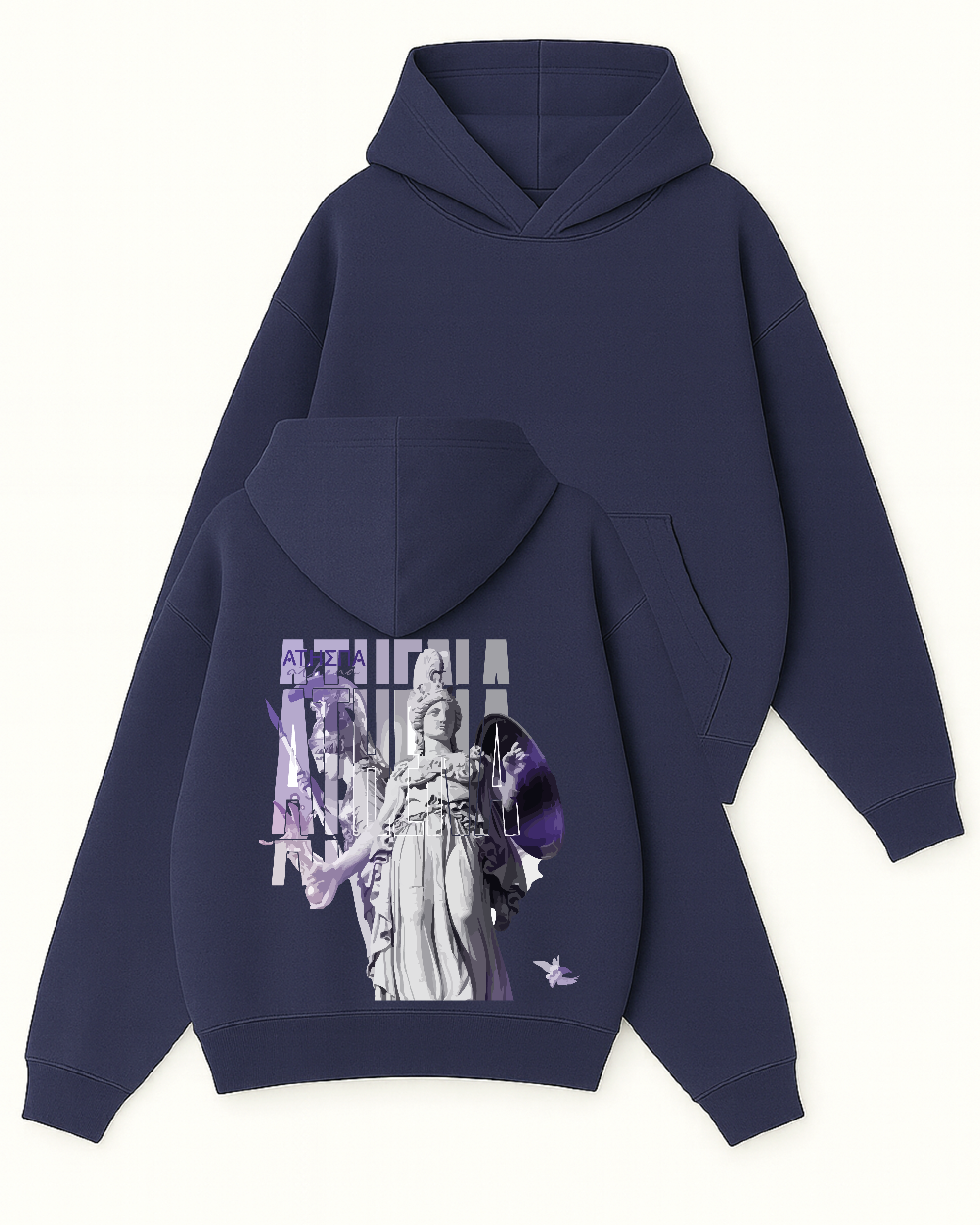 Athena - Boxy Fit Kapüşonlu Sweatshirt
