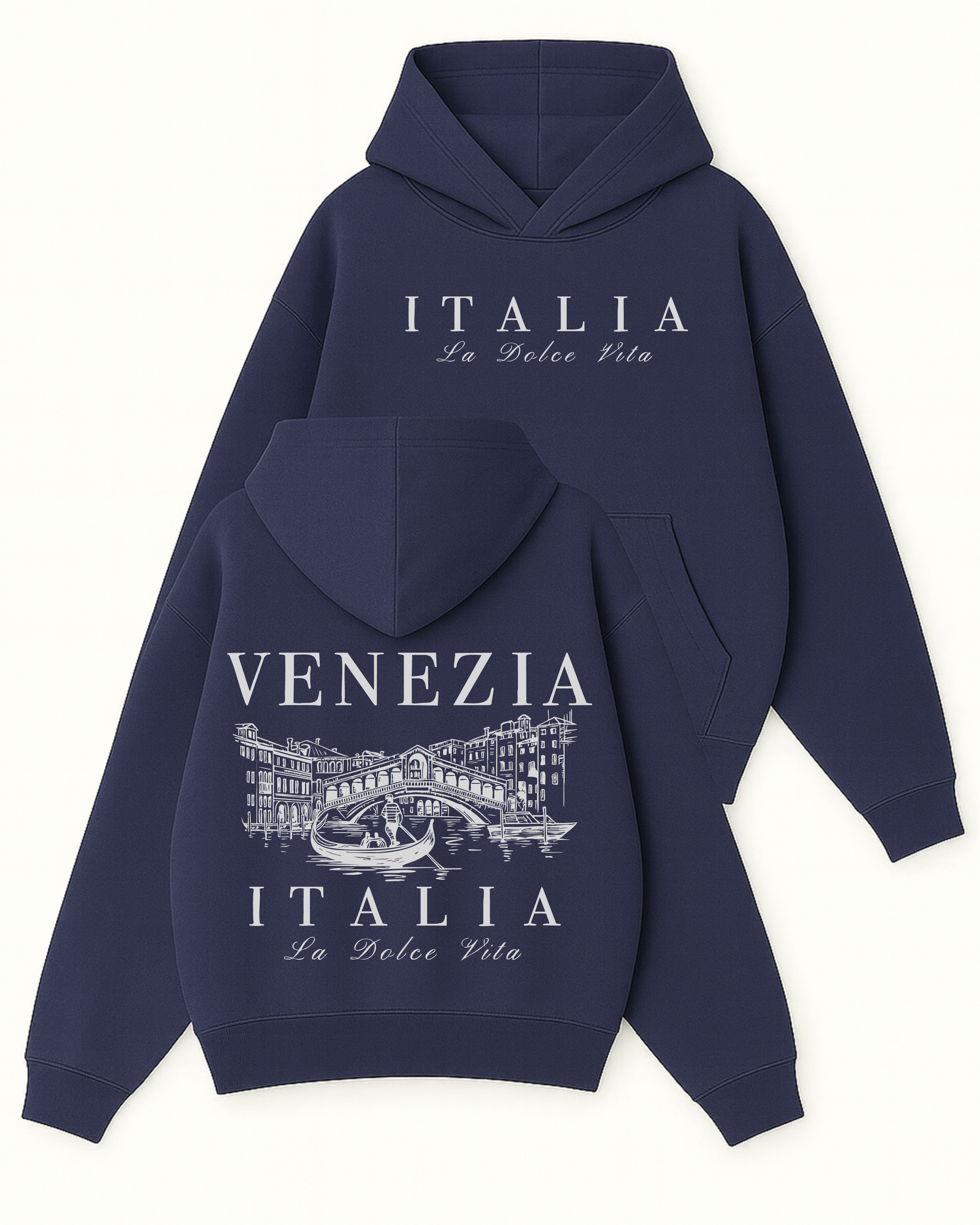 La Dolce Vita - Boxy Fit Kapüşonlu Sweatshirt