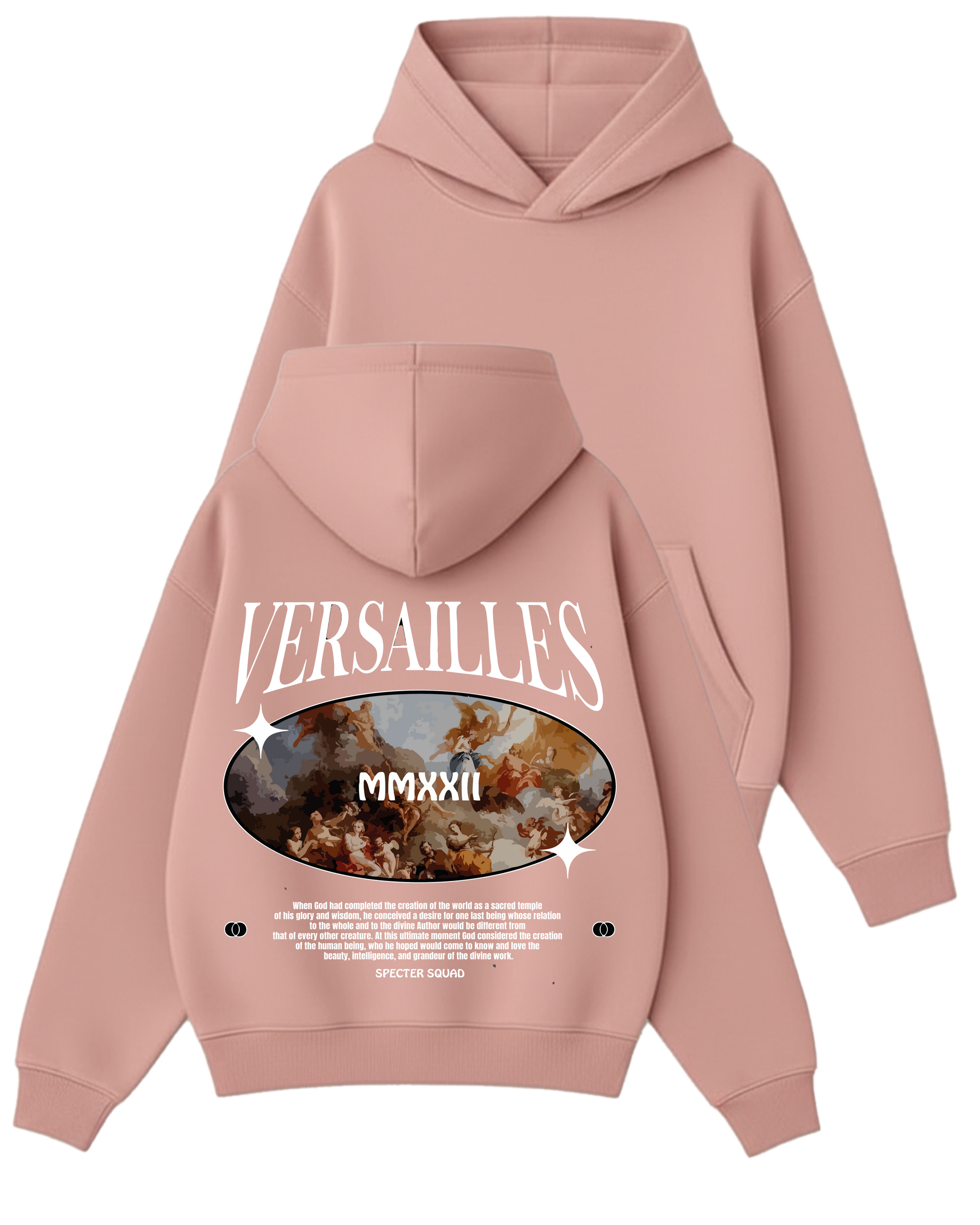 Versailles - Boxy Fit Kapüşonlu Sweatshirt