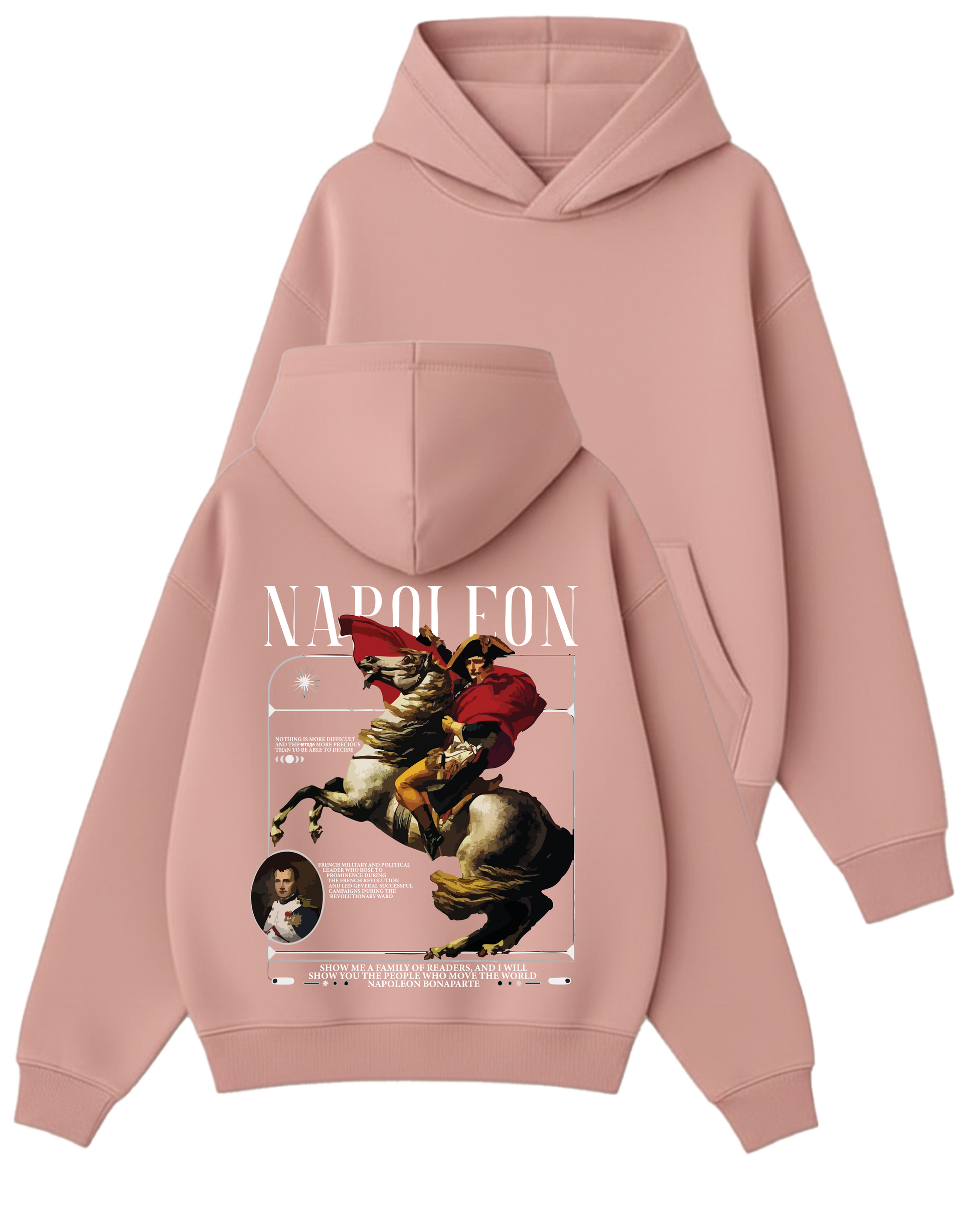 Napoleon - Boxy Fit Kapüşonlu Sweatshirt