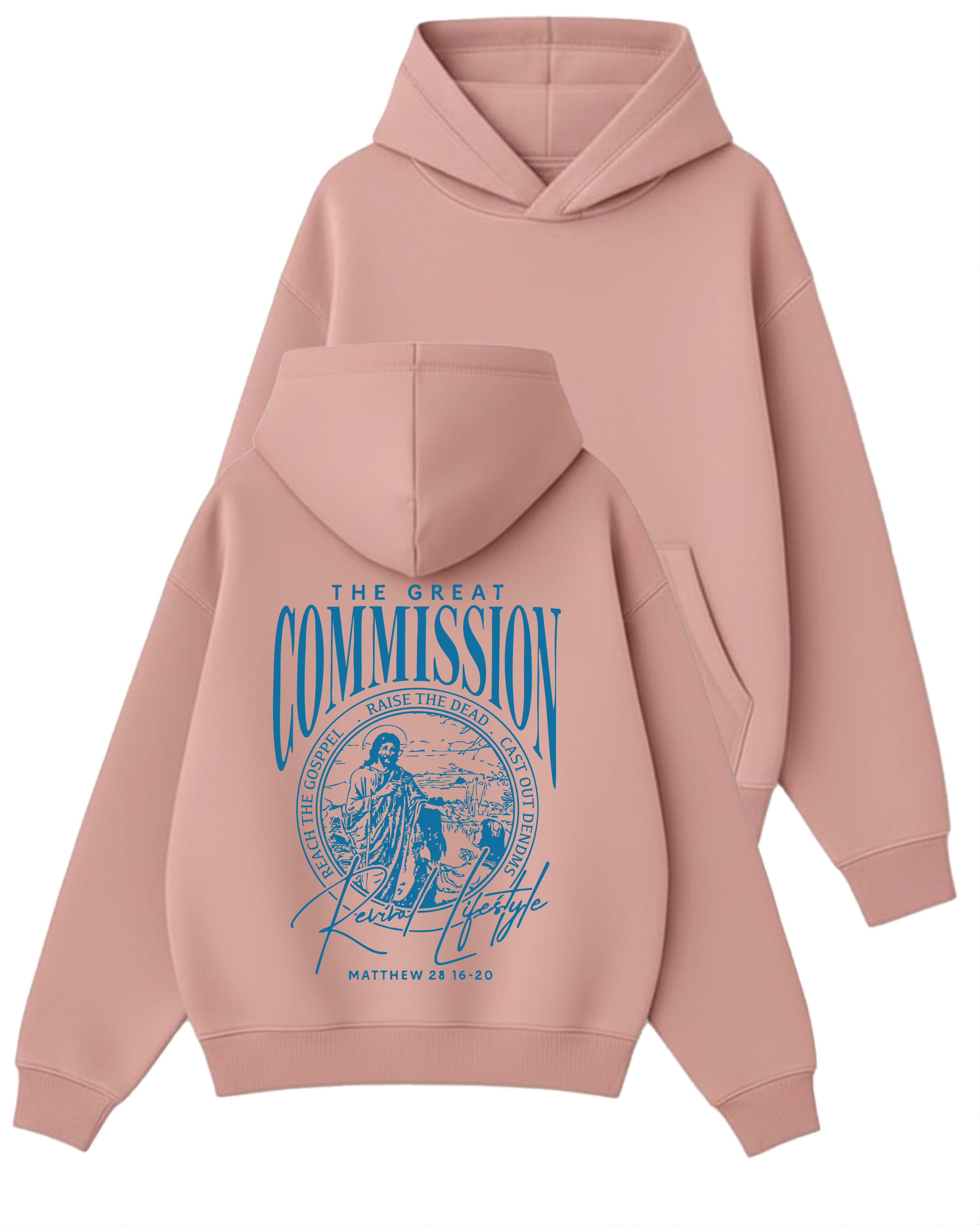 The Great Commission - Boxy Fit Kapüşonlu Sweatshirt