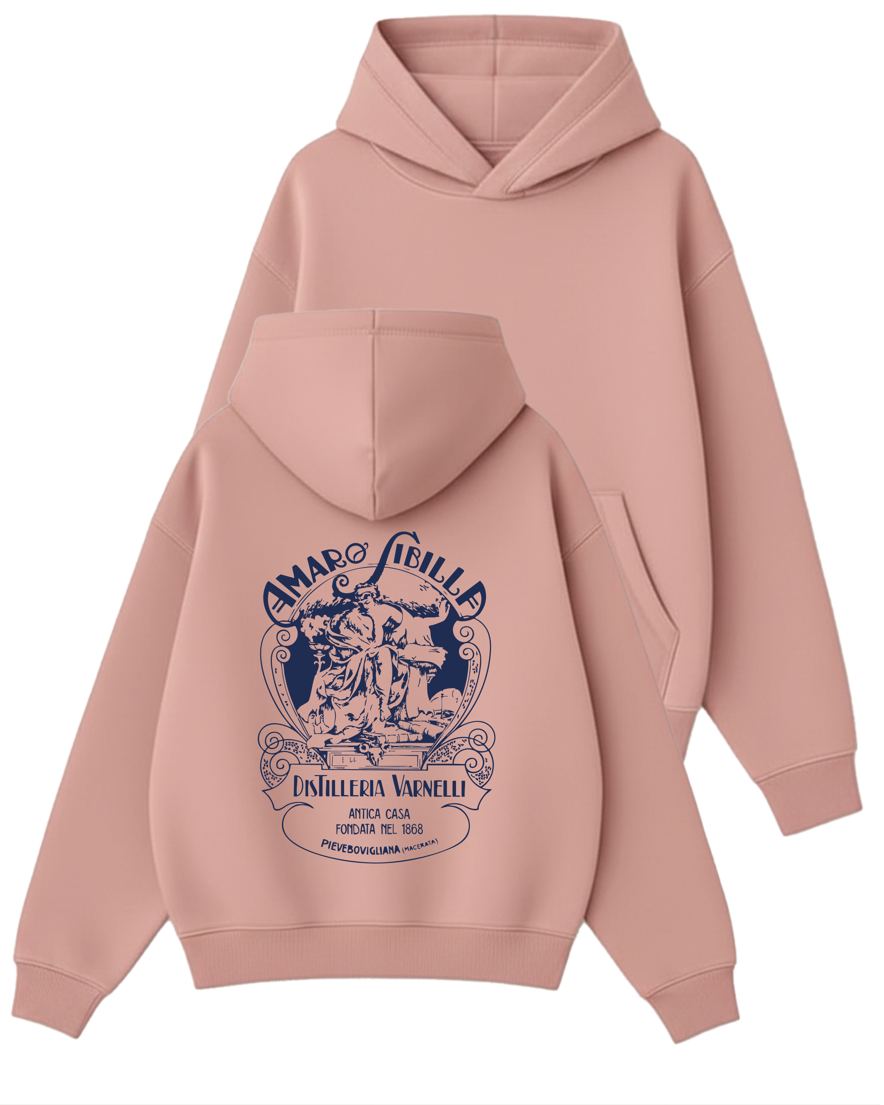 Amaro Sibilla - Boxy Fit, Kapüşonlu Sweatshirt