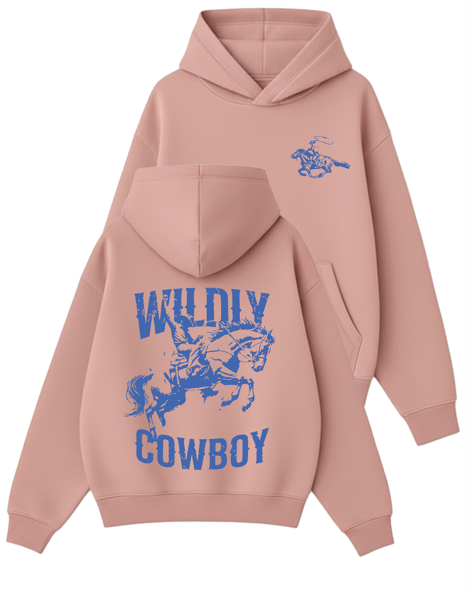 Wildiy Cowboy - Boxy Fit Kapüşonlu Sweatshirt