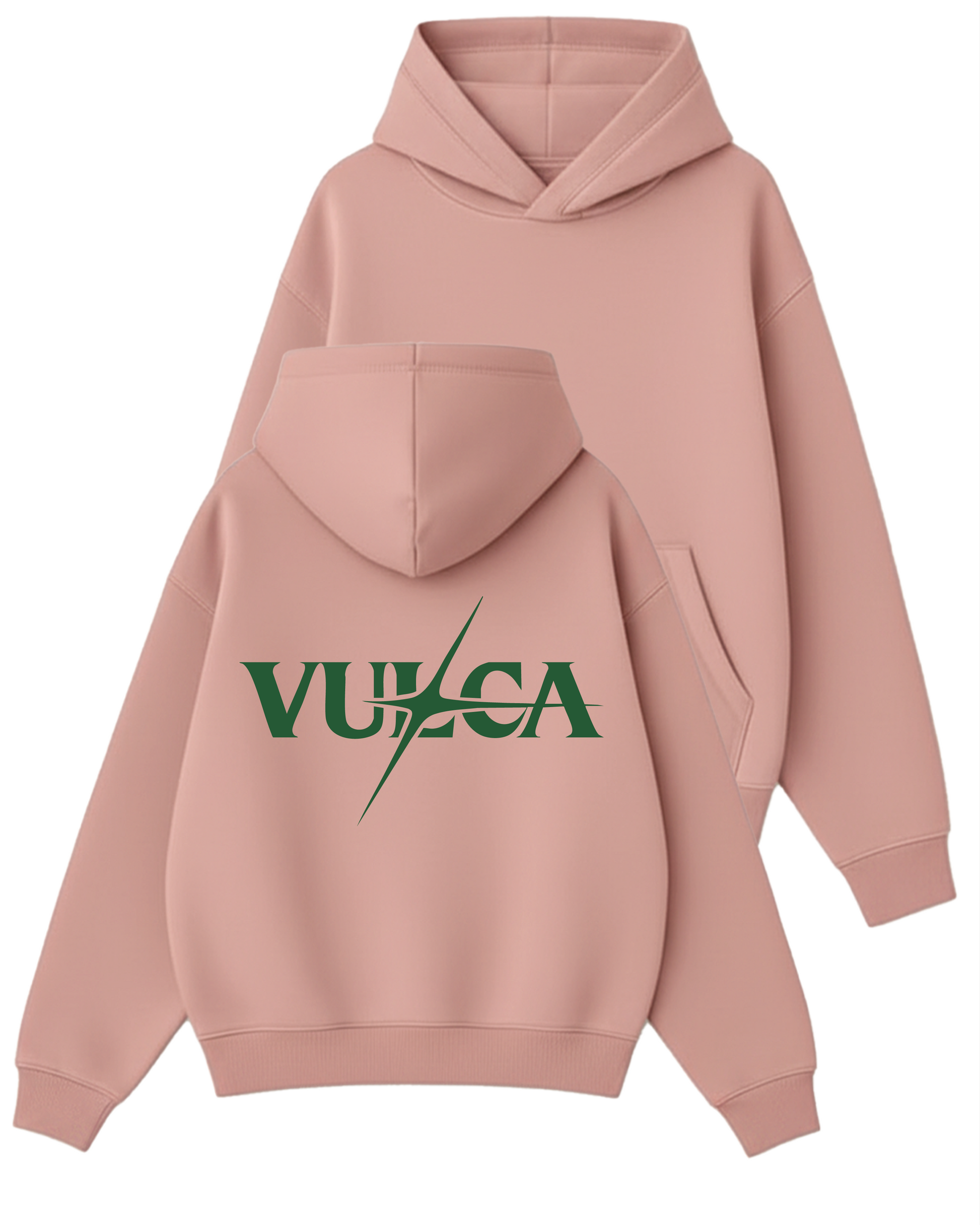 Vulca Shine - Boxy Fit Kapüşonlu Sweatshirt