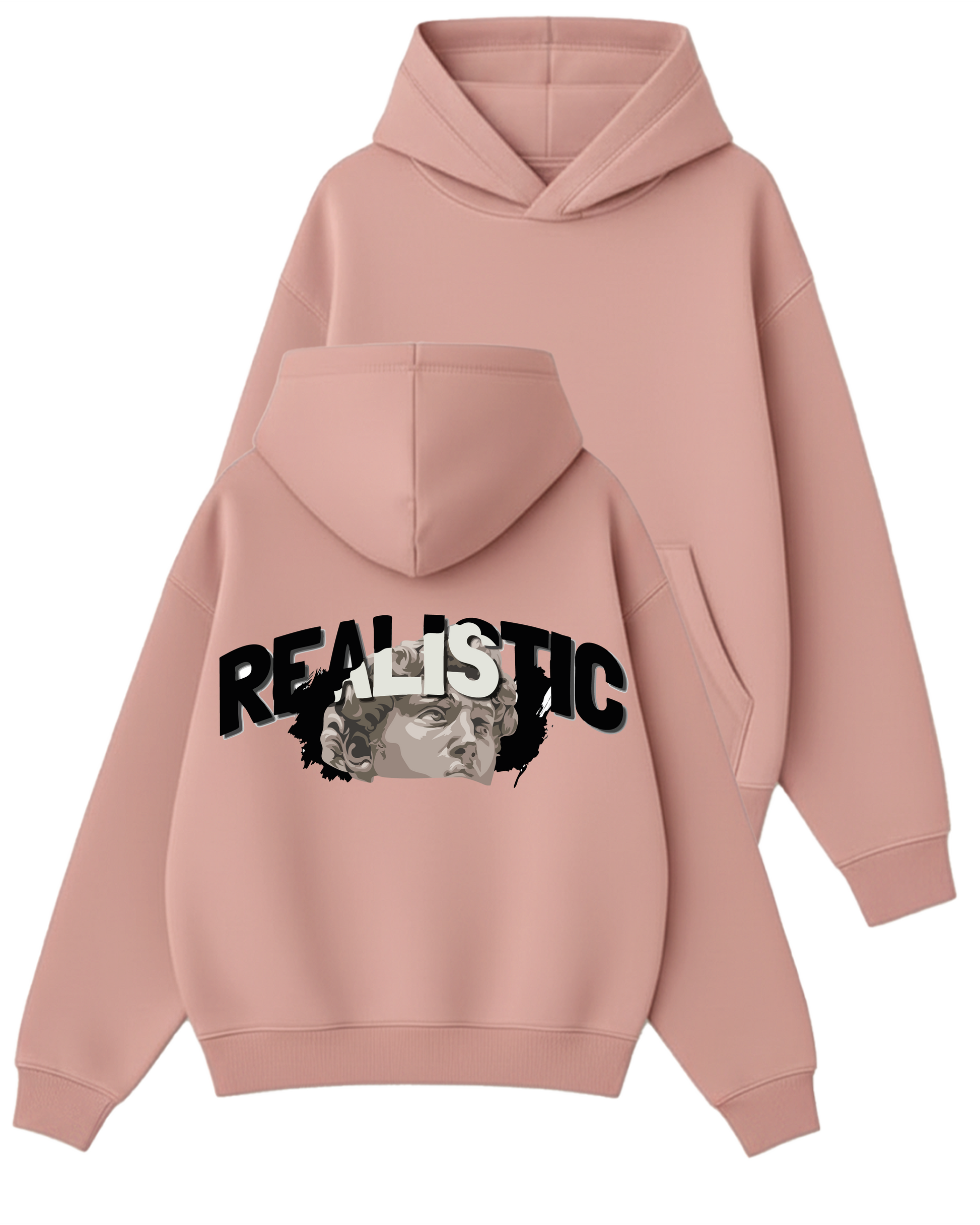REALISTIC - Boxy Fit Kapüşonlu Sweatshirt