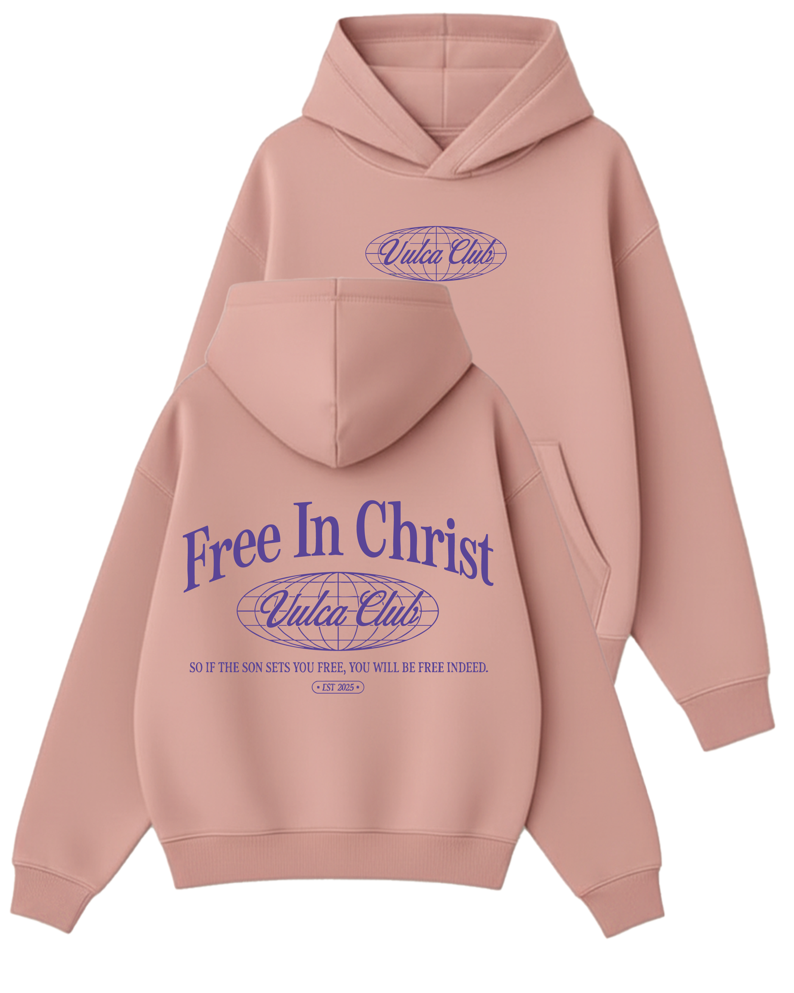 Vulca Club - Boxy Fit Kapüşonlu Sweatshirt