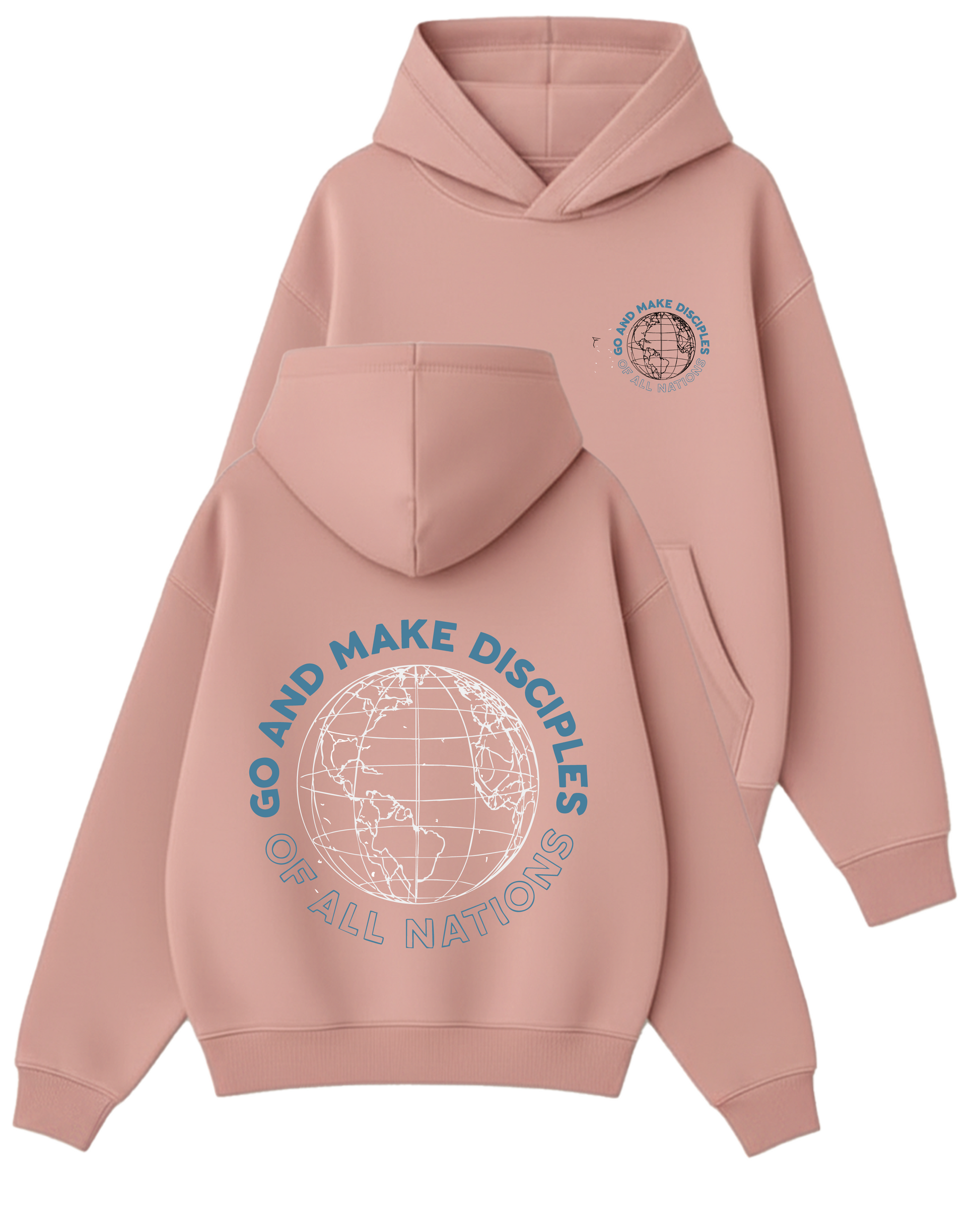 Make Dıscıples - Boxy Fit Kapüşonlu Sweatshirt