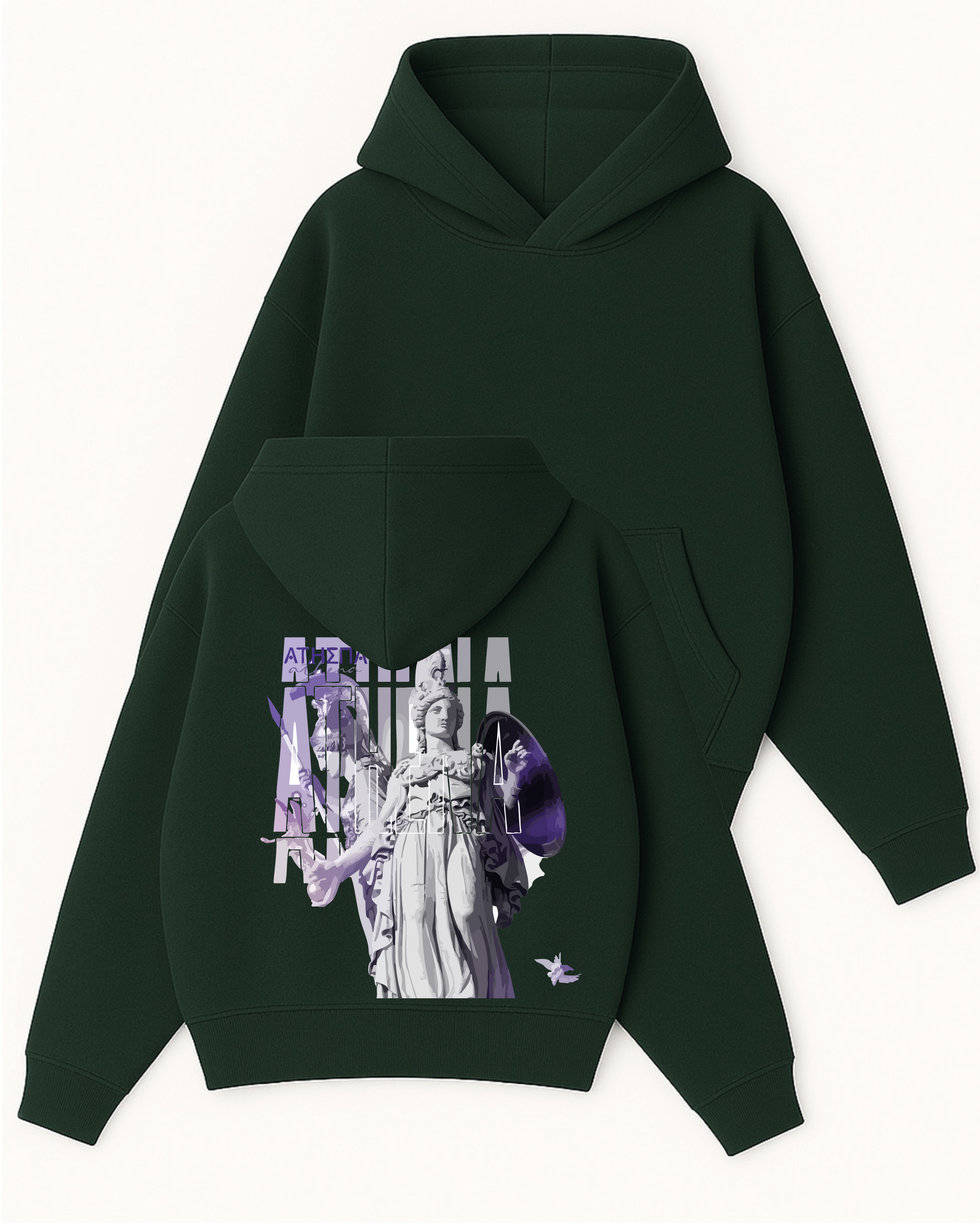 Athena - Boxy Fit Kapüşonlu Sweatshirt