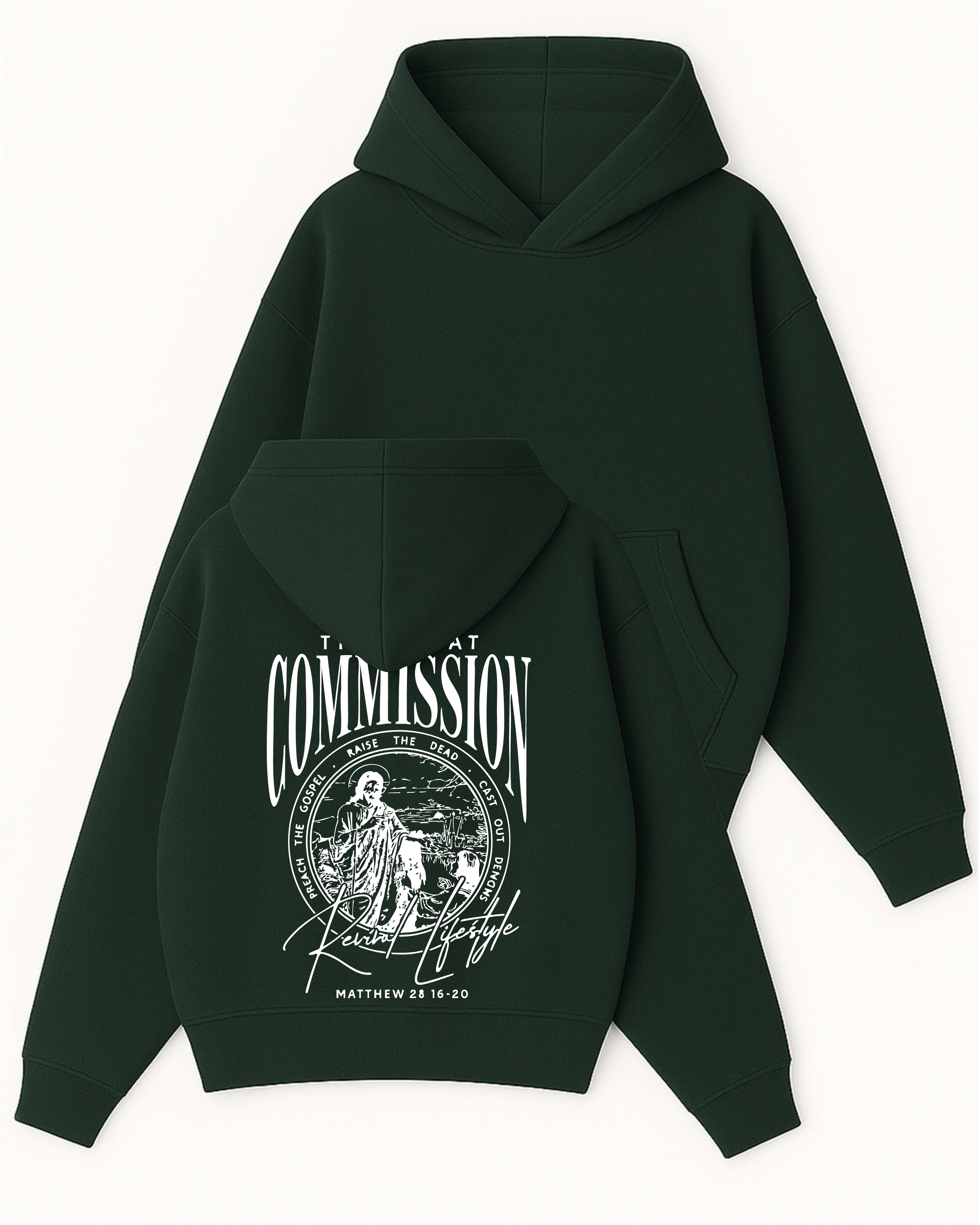 The Great Commission - Boxy Fit Kapüşonlu Sweatshirt