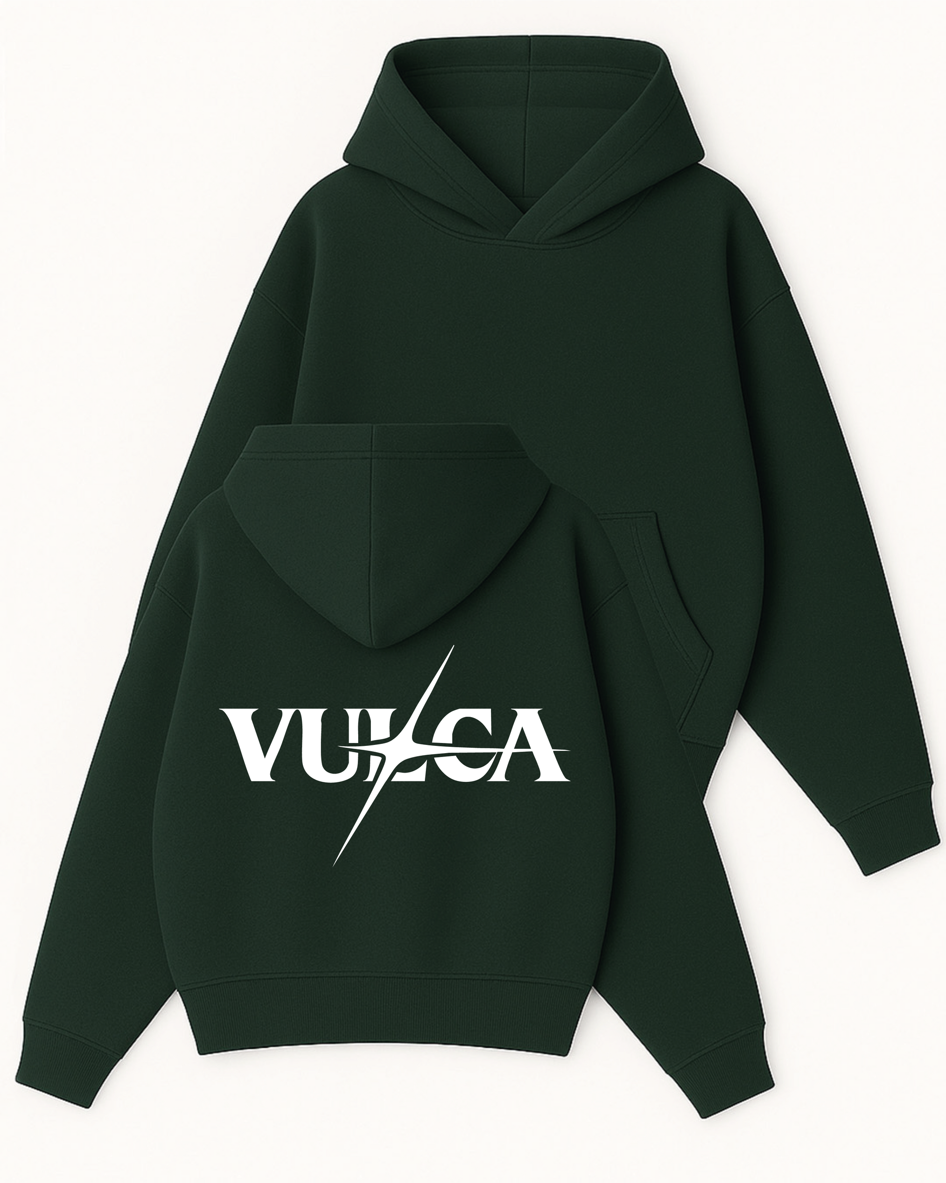 Vulca Shine - Boxy Fit Kapüşonlu Sweatshirt