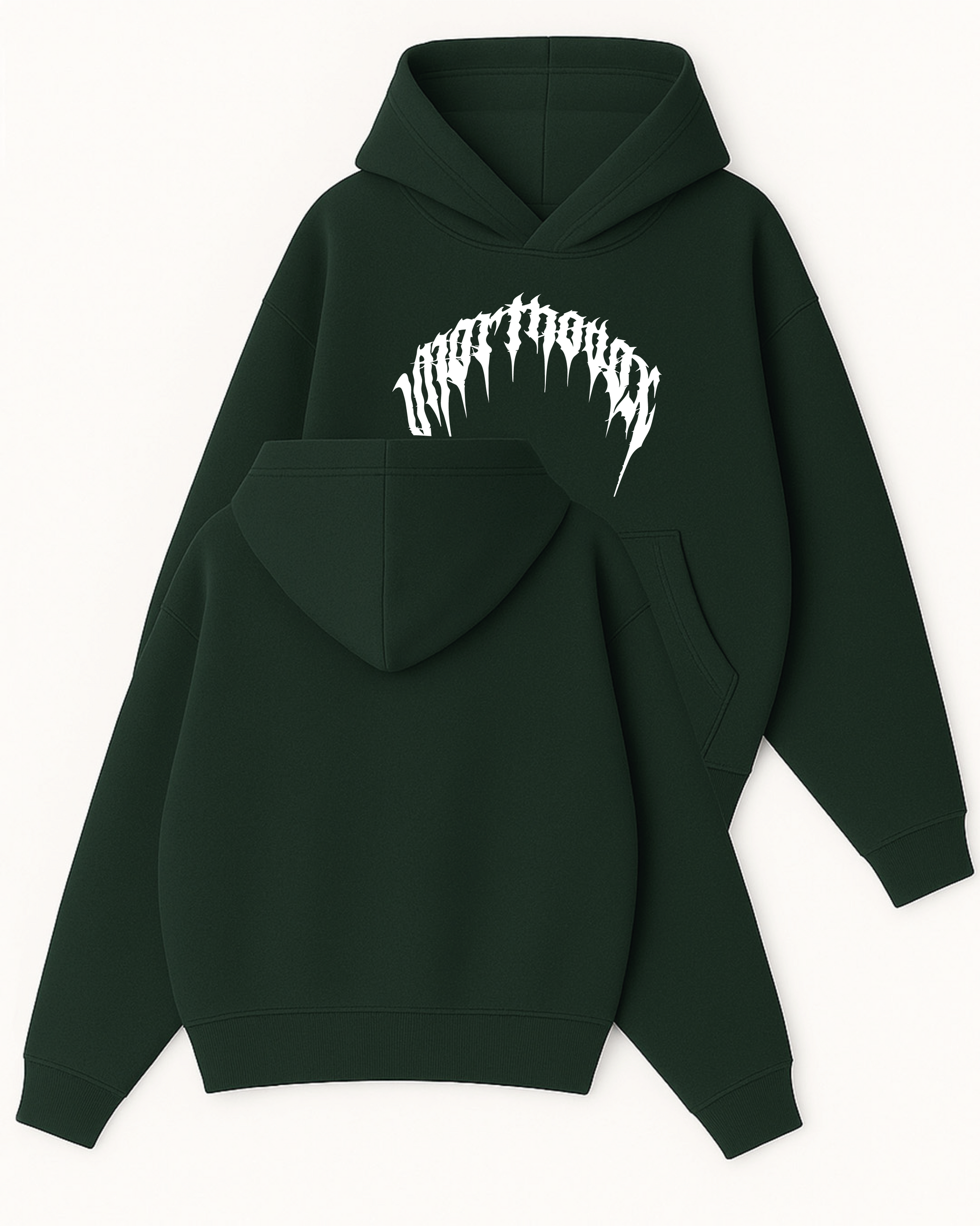 Unorthodox Arc - Boxy Fit Kapüşonlu Sweatshirt